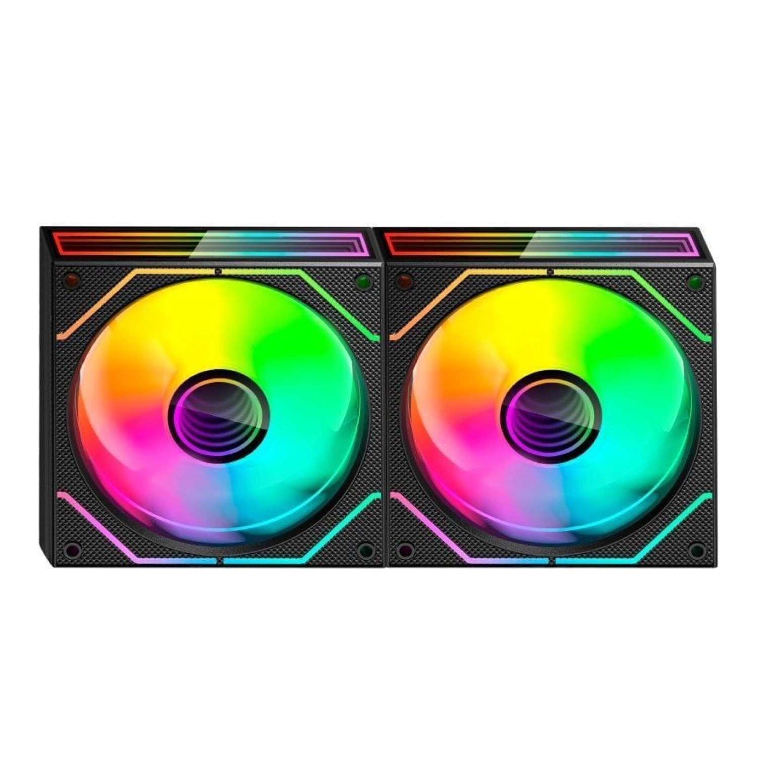 Mars Gaming MF-3DPROX2R · Pack 2 Ventiladores 120mm · ARGB · RGB Sincronizable