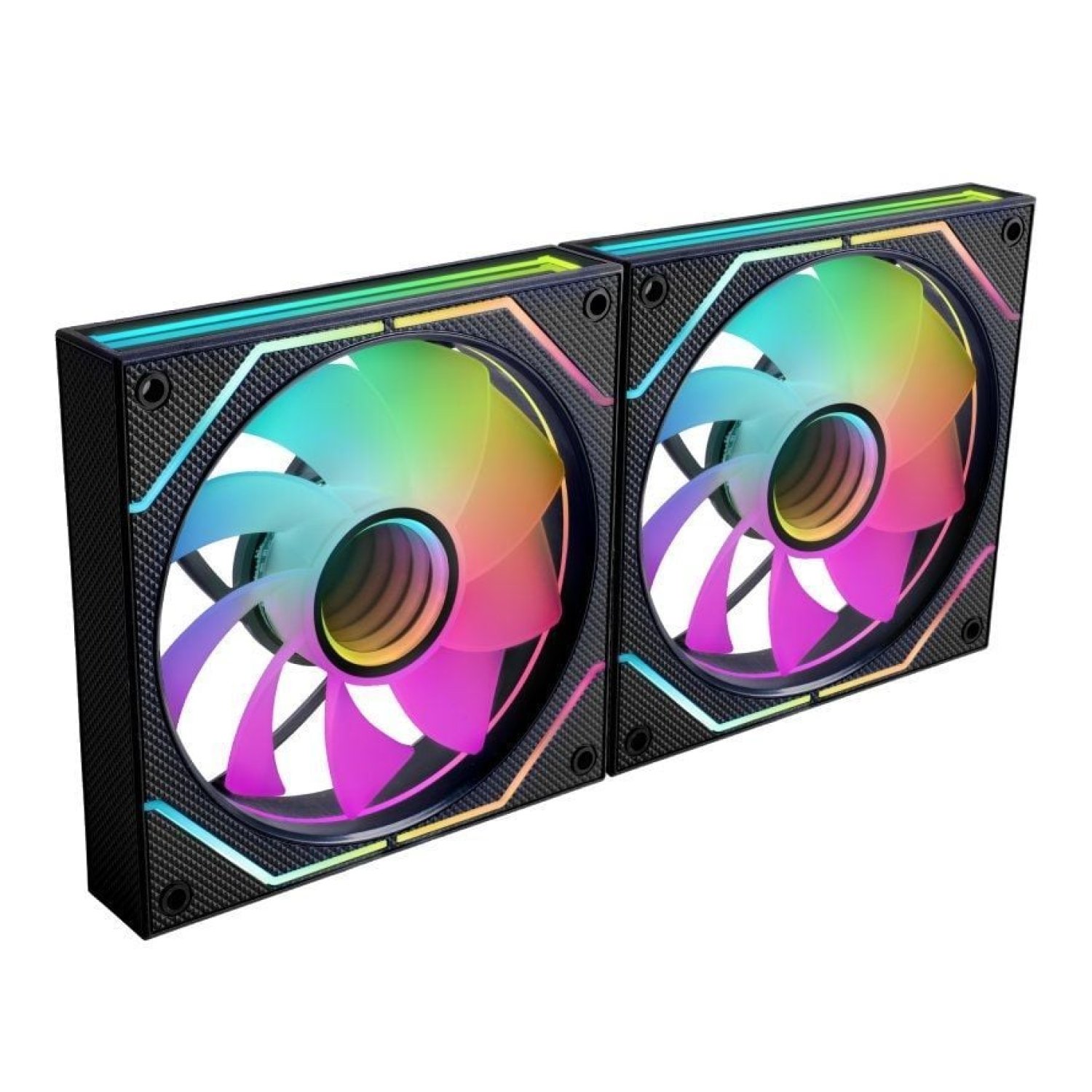 Mars Gaming MF-3DPROX2R · Pack 2 Ventiladores 120mm · ARGB · RGB Sincronizable