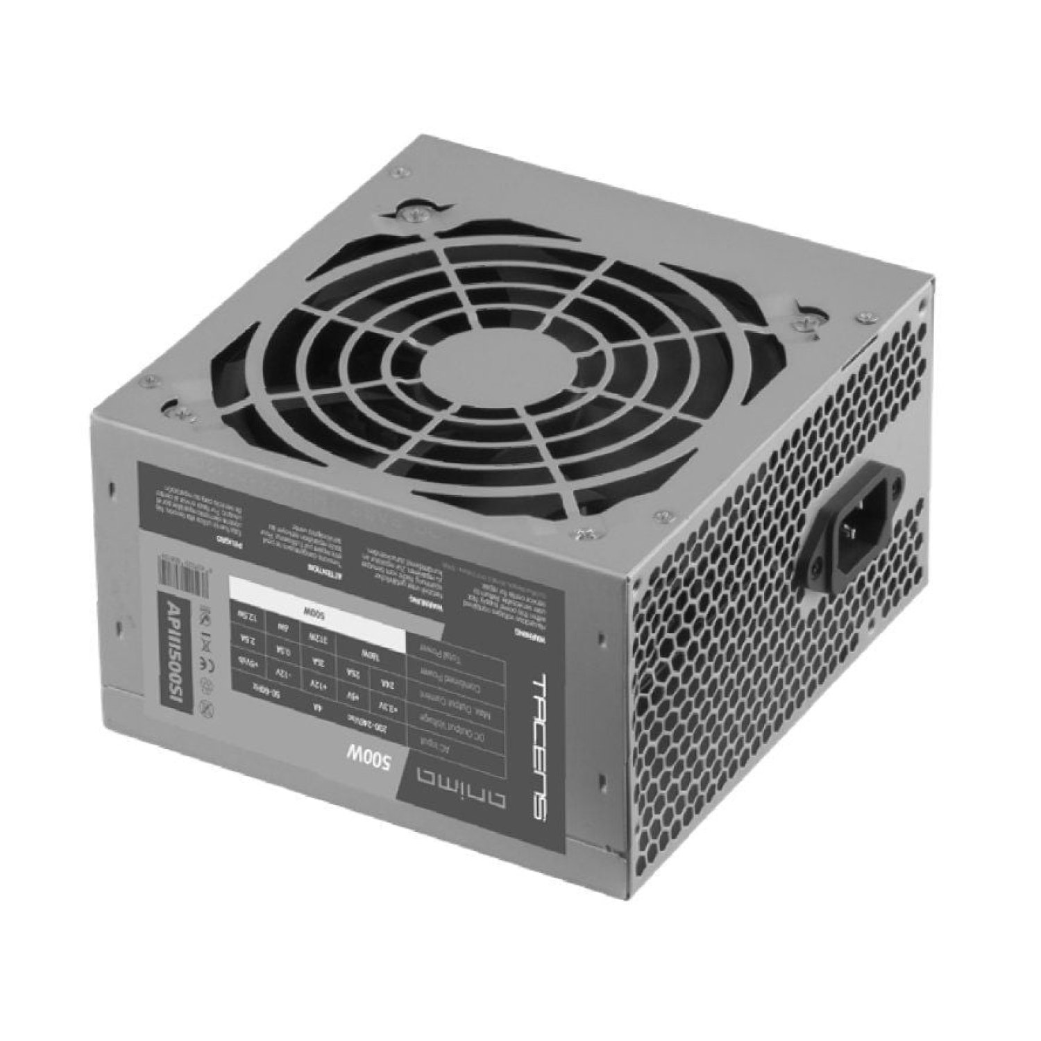 Anima APIII500SI · Fuente 500W · Ventilador 12cm · Eficiencia Certificada