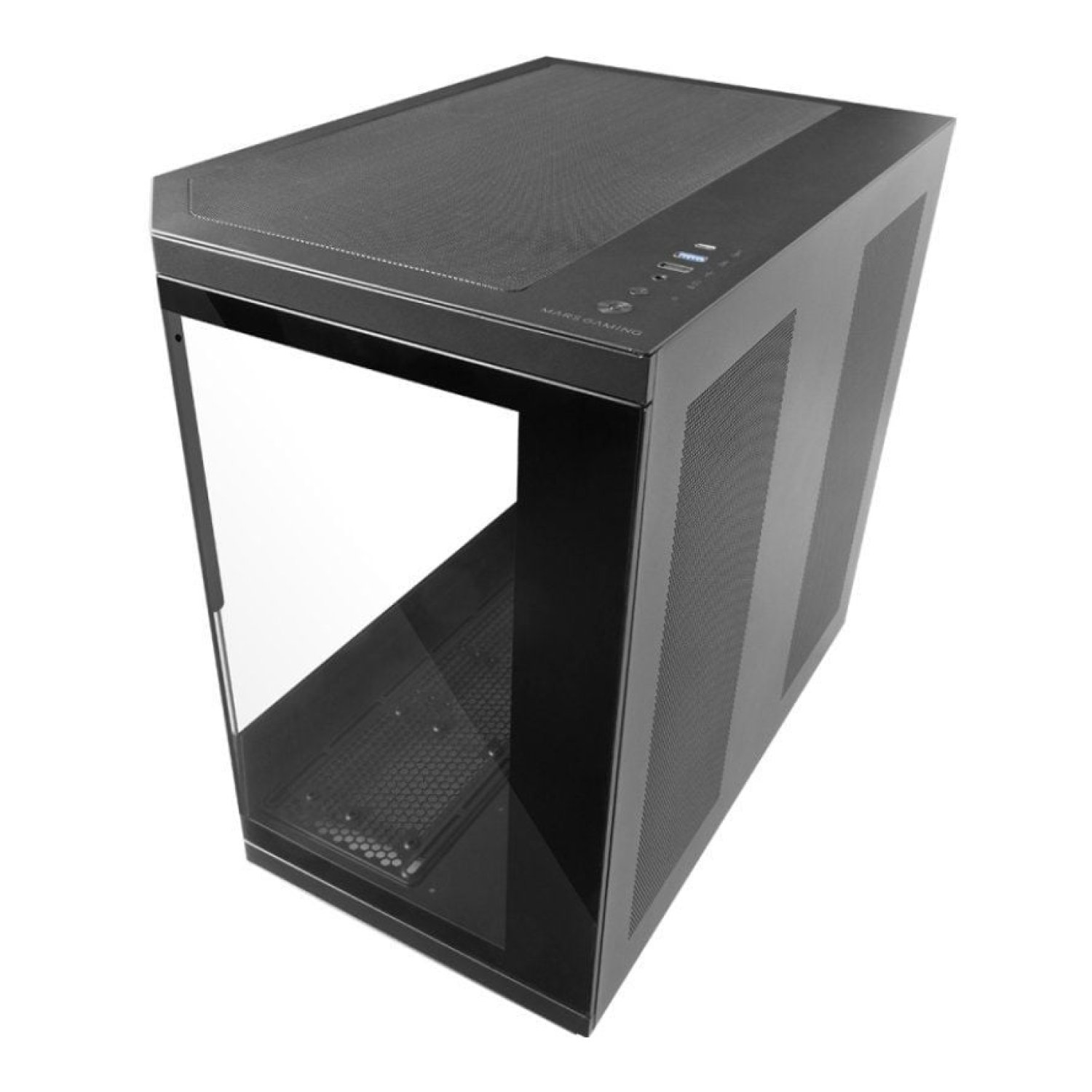 Mars Gaming MC-3T Core · Caja Semitorre Gaming ATX · Panel LCD Frontal