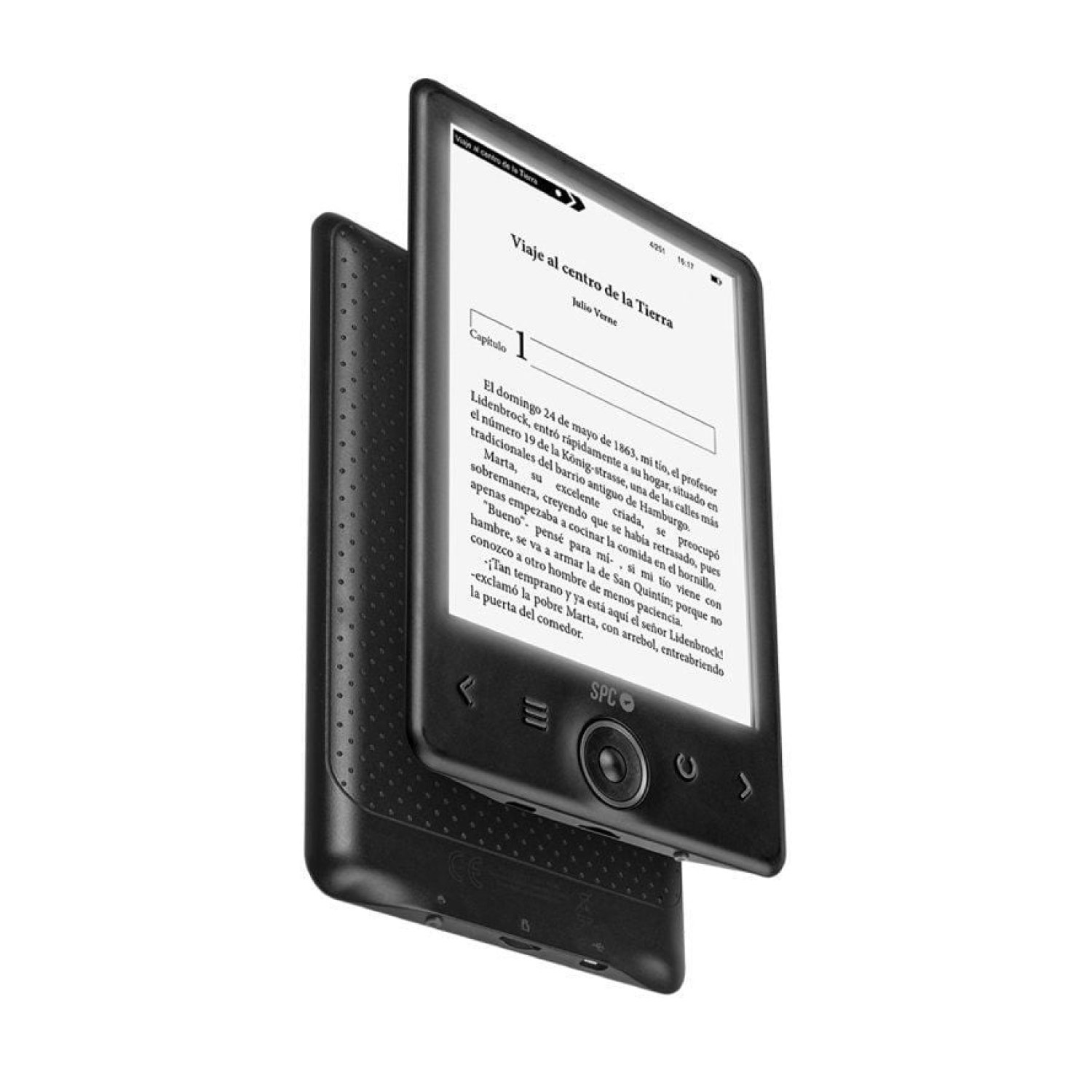 SPC Dickens Light 2 · E-Reader 6" · Tinta Electrónica · Negro