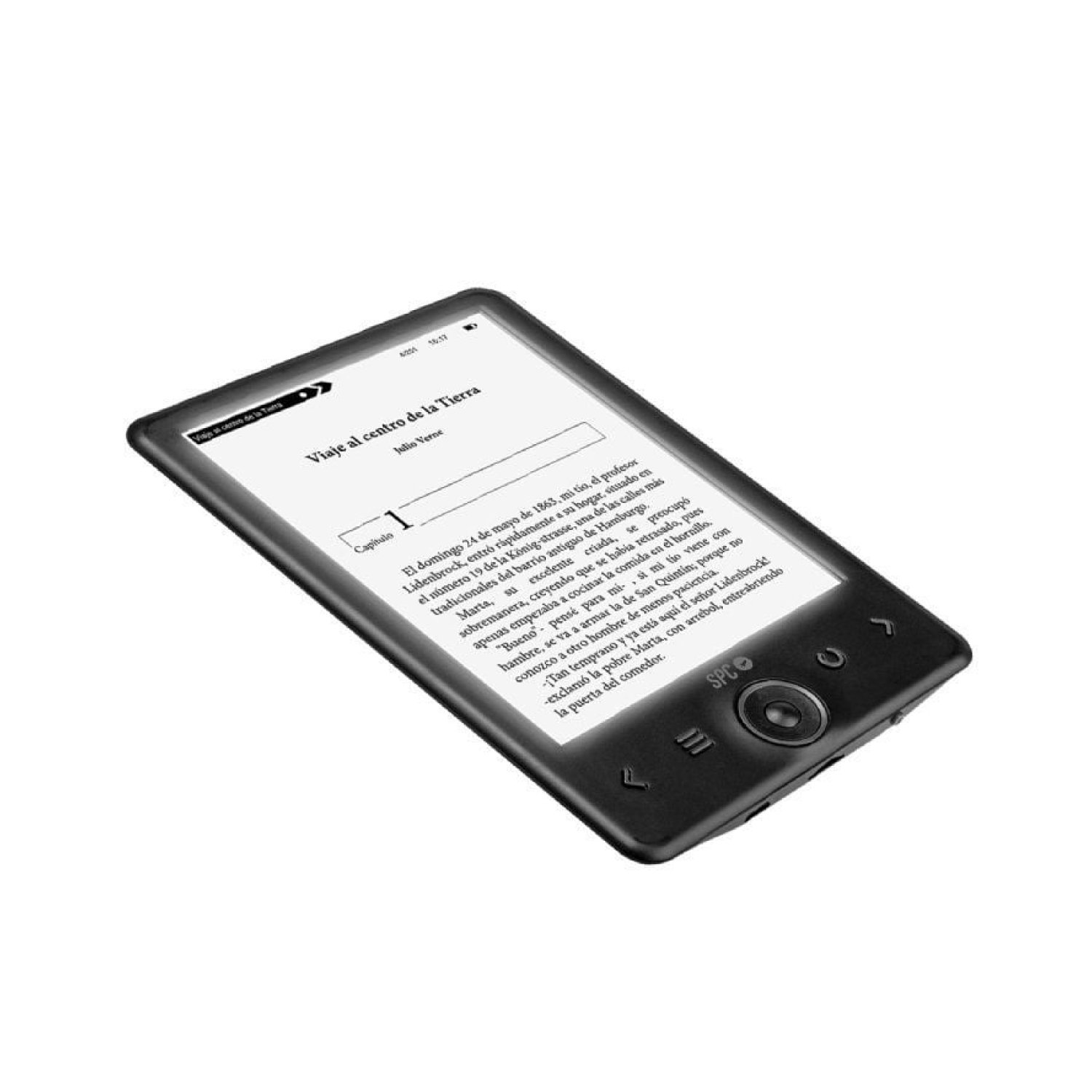 SPC Dickens Light 2 · E-Reader 6" · Tinta Electrónica · Negro