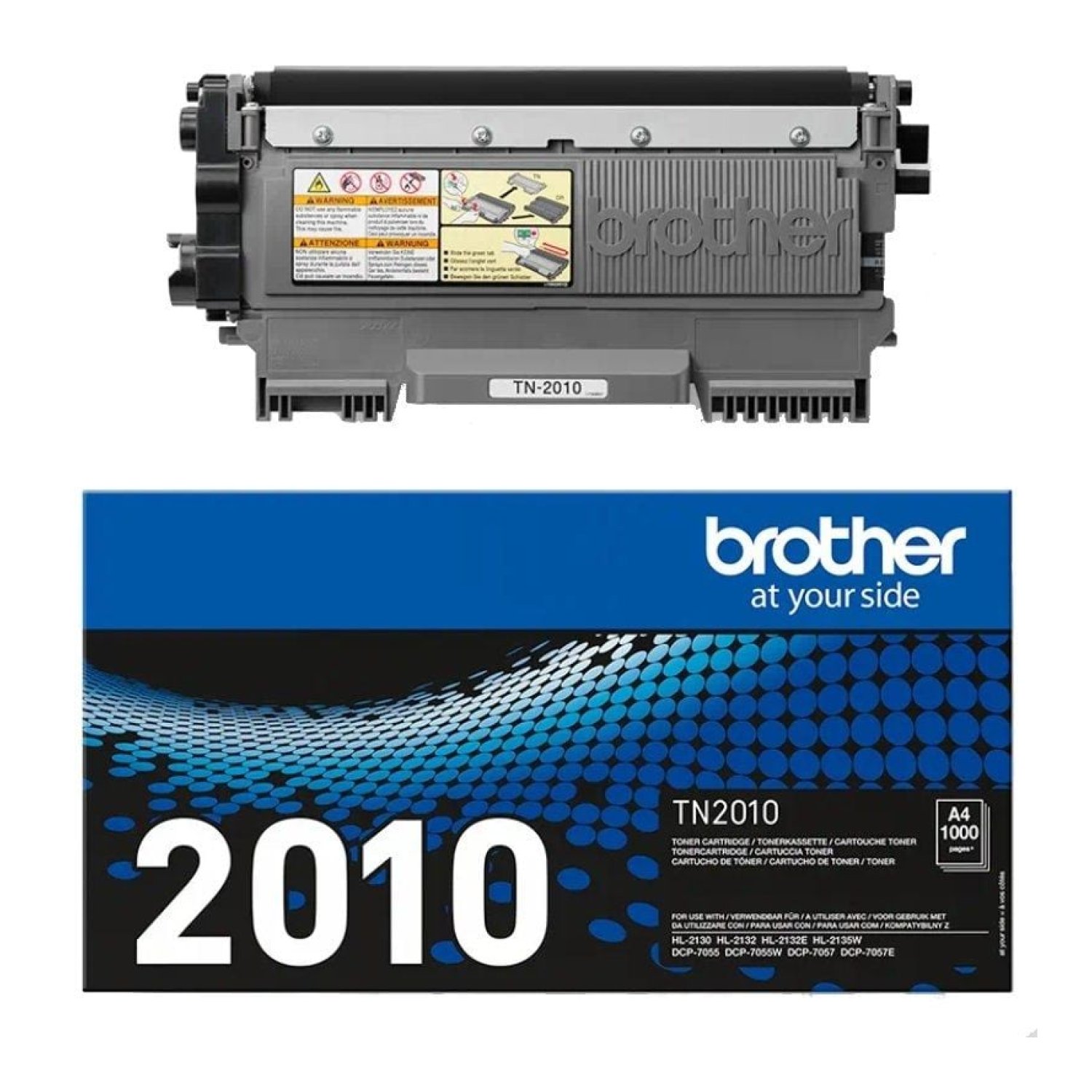 Brother TN-2010 · Tóner Original · Negro