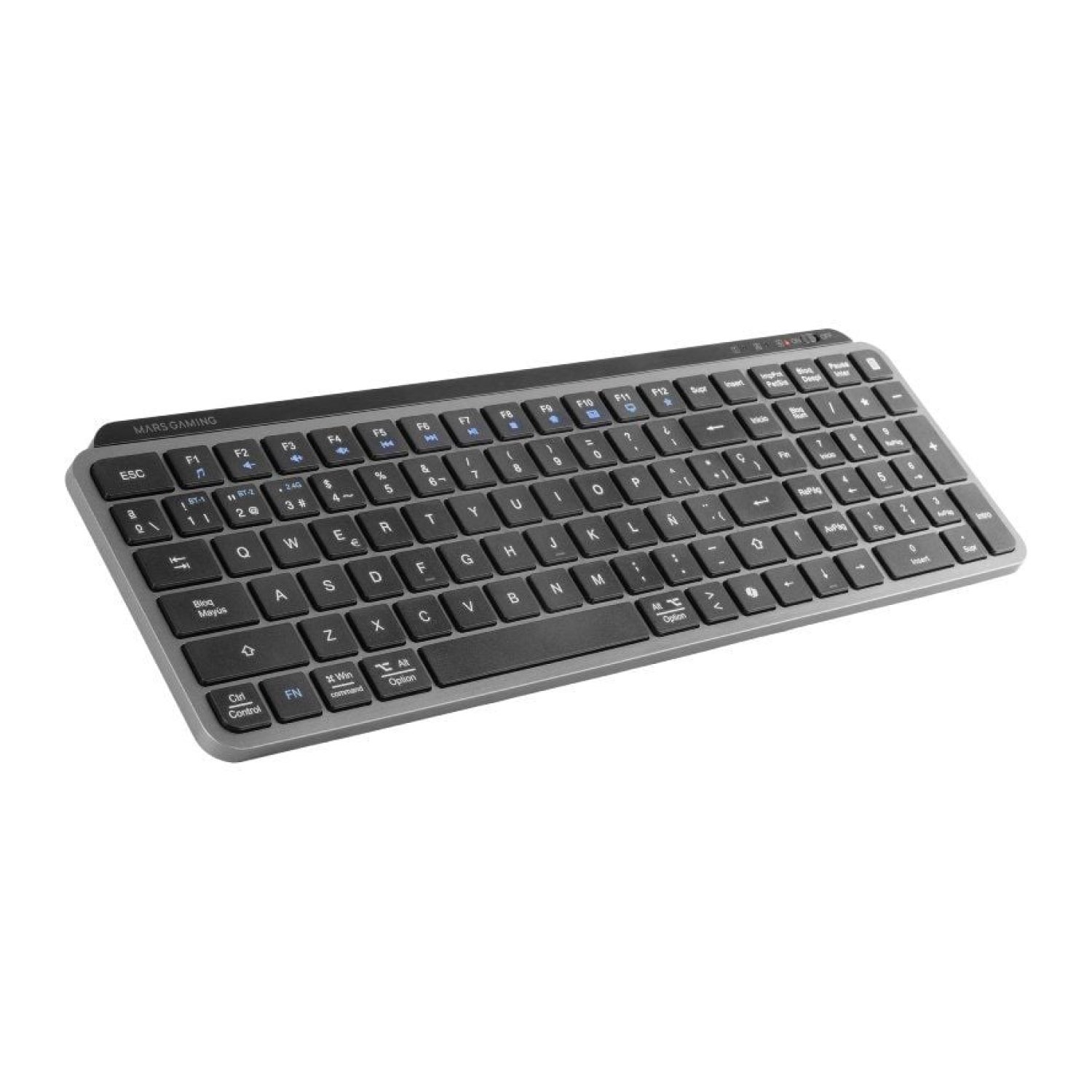 Mars Gaming MK-SilentKeys · Teclado Compacto Inalámbrico · Negro