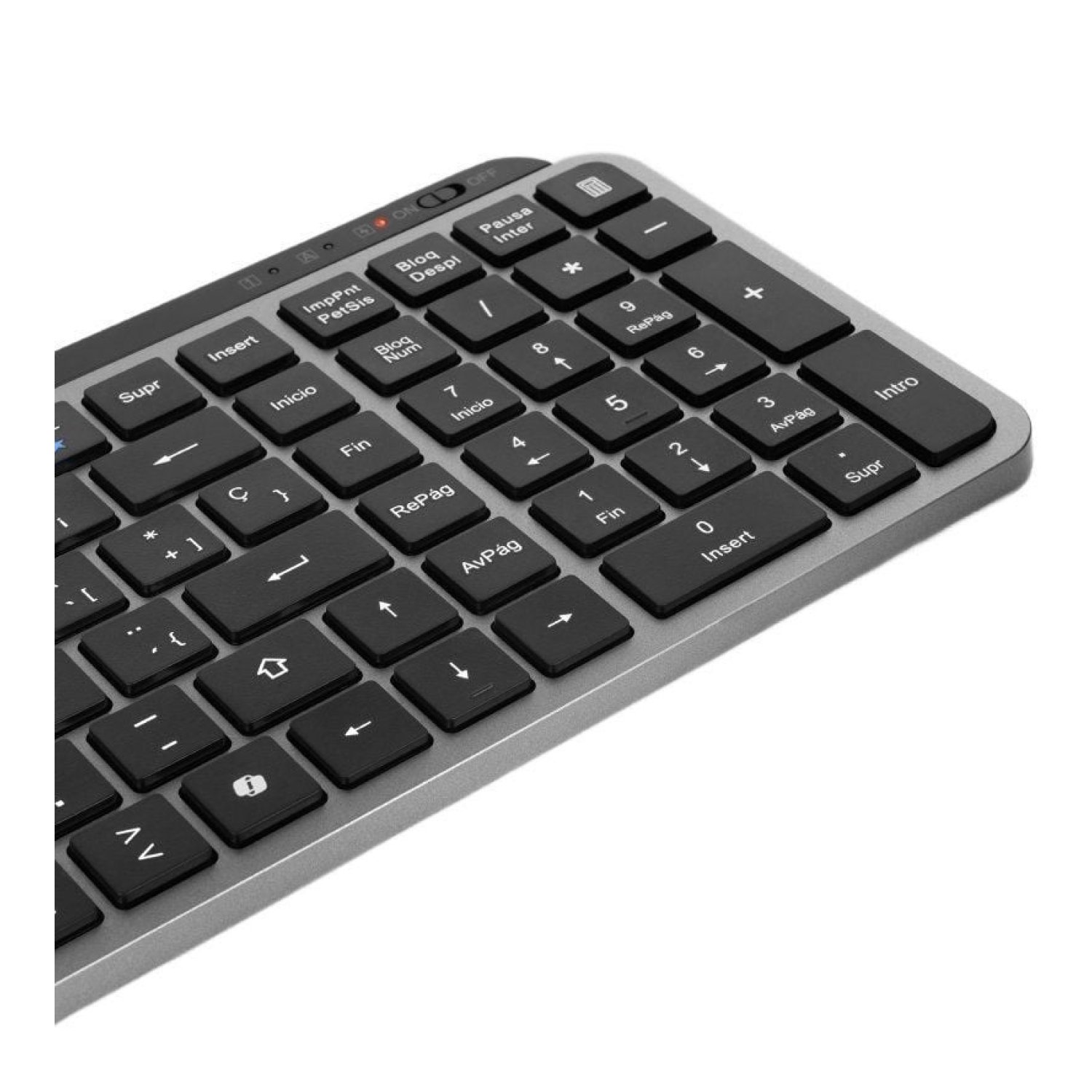 Mars Gaming MK-SilentKeys · Teclado Compacto Inalámbrico · Negro