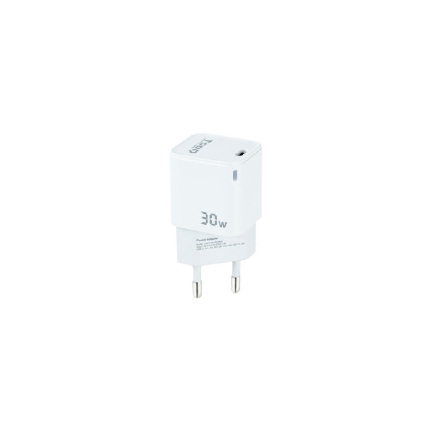 TOOQ Cargador GaN · 30W · 1x USB Tipo-C · Pared
