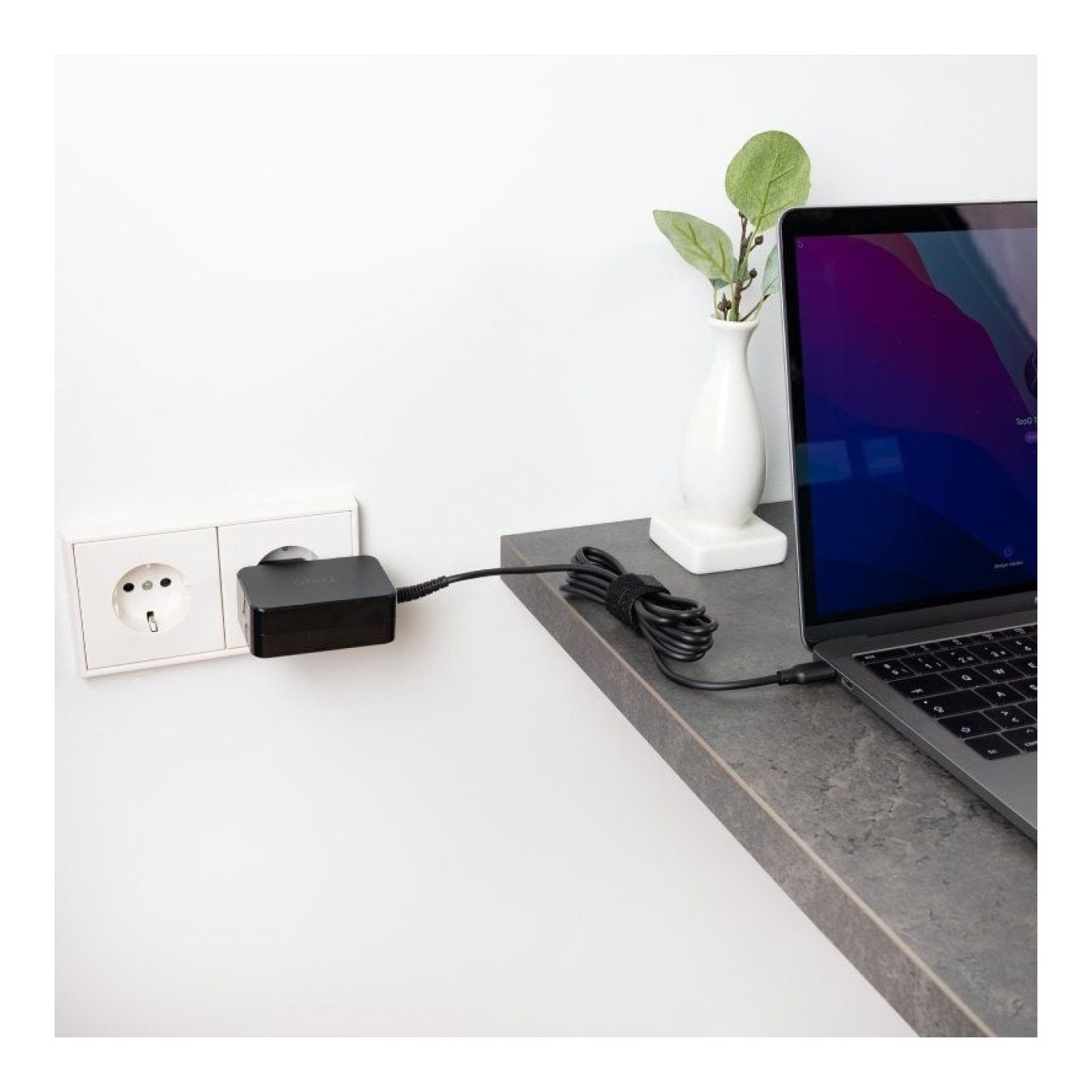 TooQ Cargador GaN USB-C · 65W · PD · 5-20V · Automático