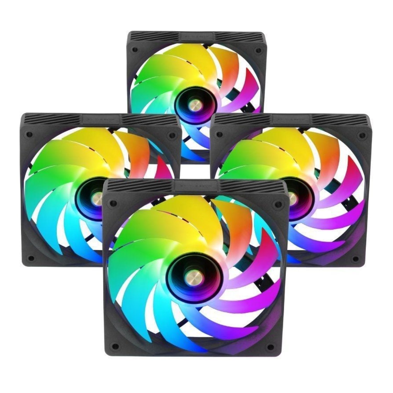 Mars Gaming MF-SI4KIT · Pack 4 Ventiladores 12cm · ARGB · HUB + Mando a Distancia