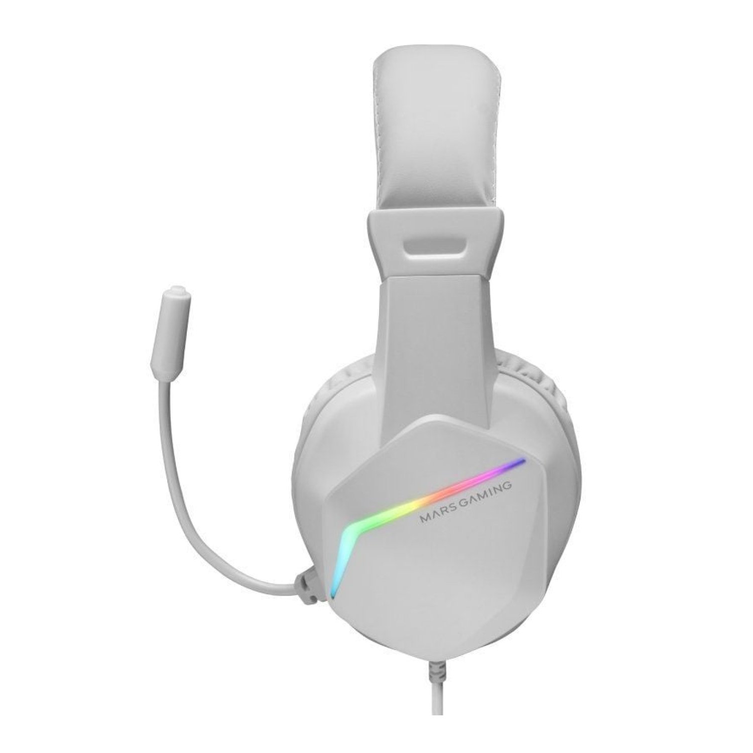 Mars Gaming MH122 · Auriculares Gaming · Jack 3.5mm · Micrófono · Blancos