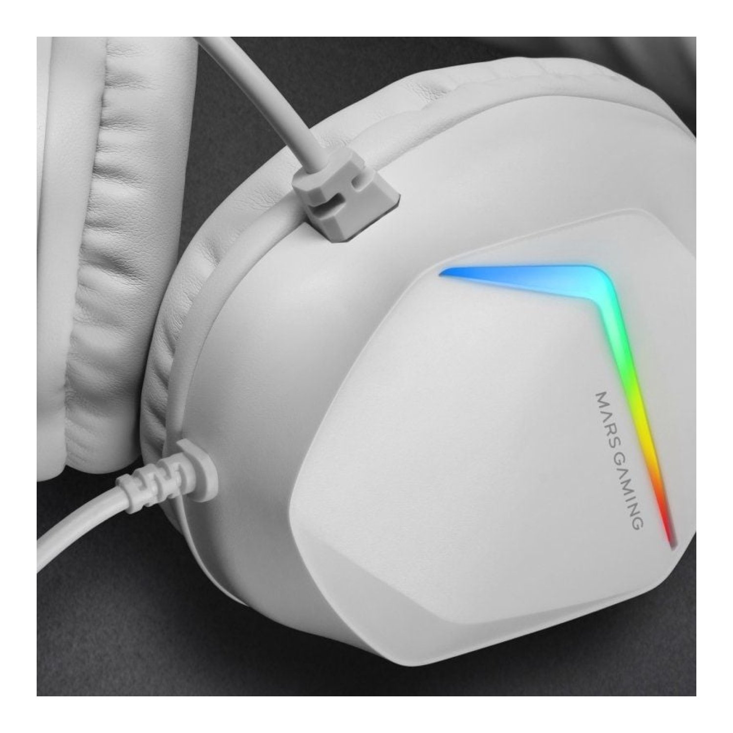 Mars Gaming MH122 · Auriculares Gaming · Jack 3.5mm · Micrófono · Blancos
