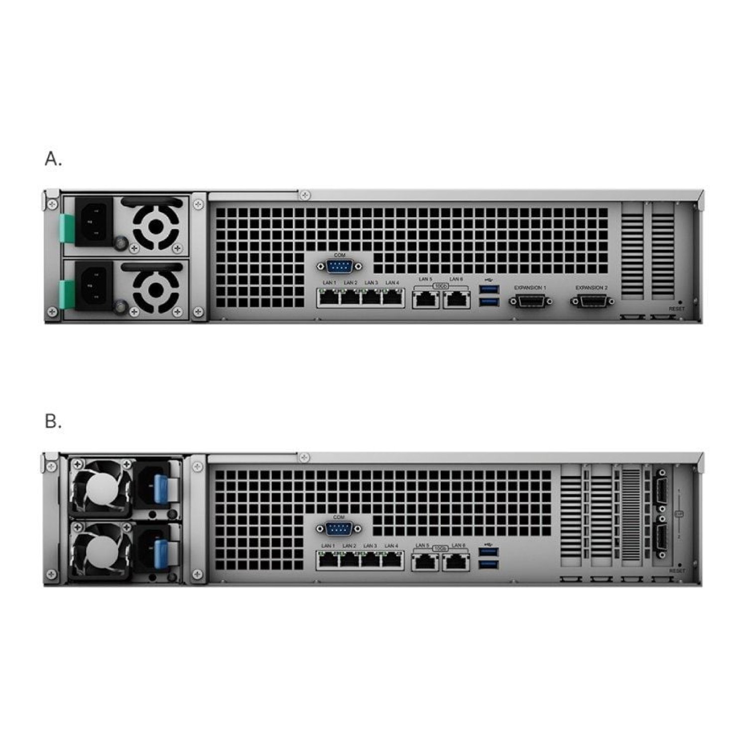 Synology RackStation RS3621XS+ · 12 Bahías · 8GB DDR4 · Formato Rack 1U