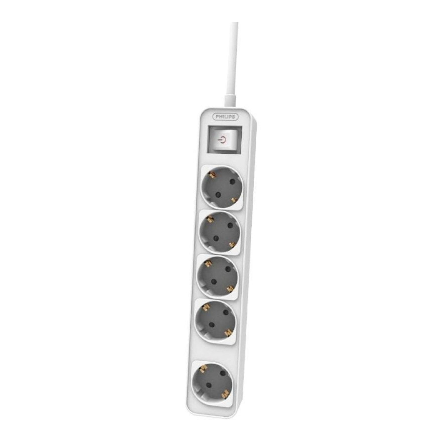 Philips CHP2154W · Regleta 5 Tomas · Cable 1,5m · Blanco