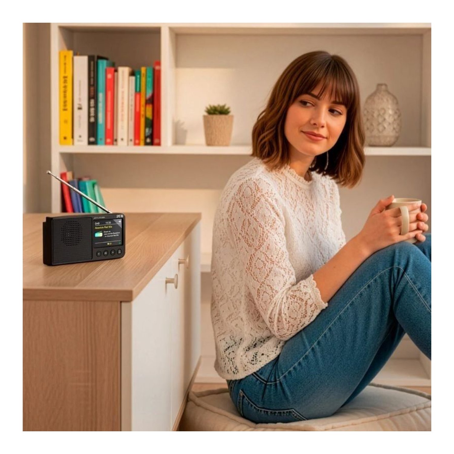 SPC Jetty Lite · Radio Portátil DAB+ · Negra