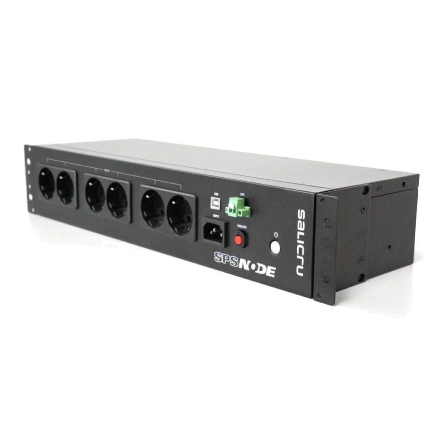 Salicru SPS 900 Node · SAI Offline · 900VA · 8 Salidas · Rack 2U