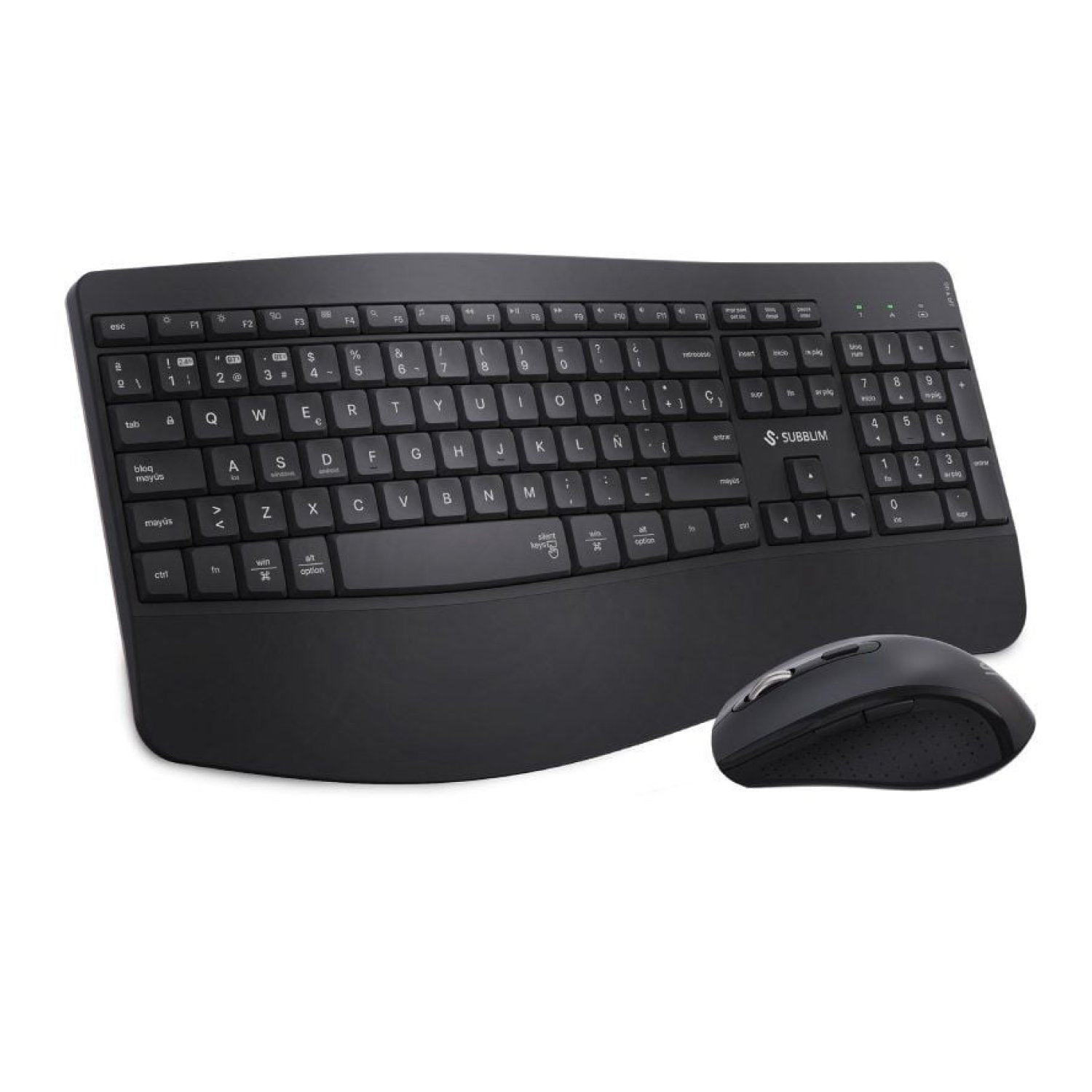Subblim Combo Dual Office Prowave · Teclado y Ratón Inalámbrico · Negro