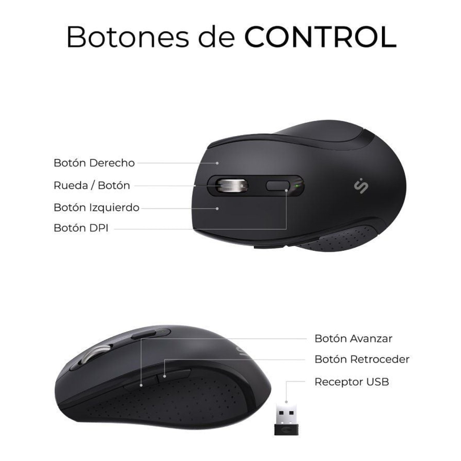 Subblim Combo Dual Office Prowave · Teclado y Ratón Inalámbrico · Negro