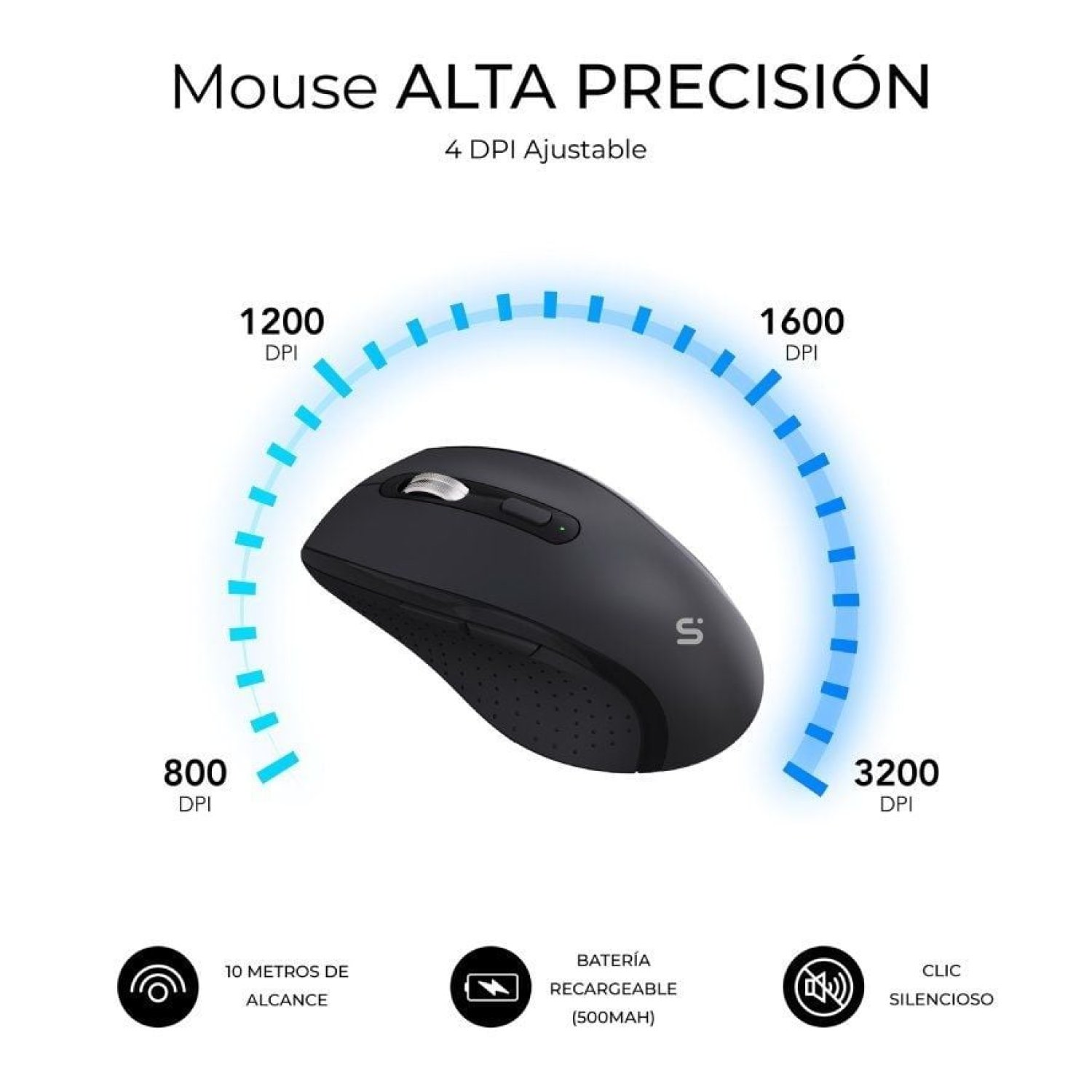Subblim Combo Dual Office Prowave · Teclado y Ratón Inalámbrico · Negro