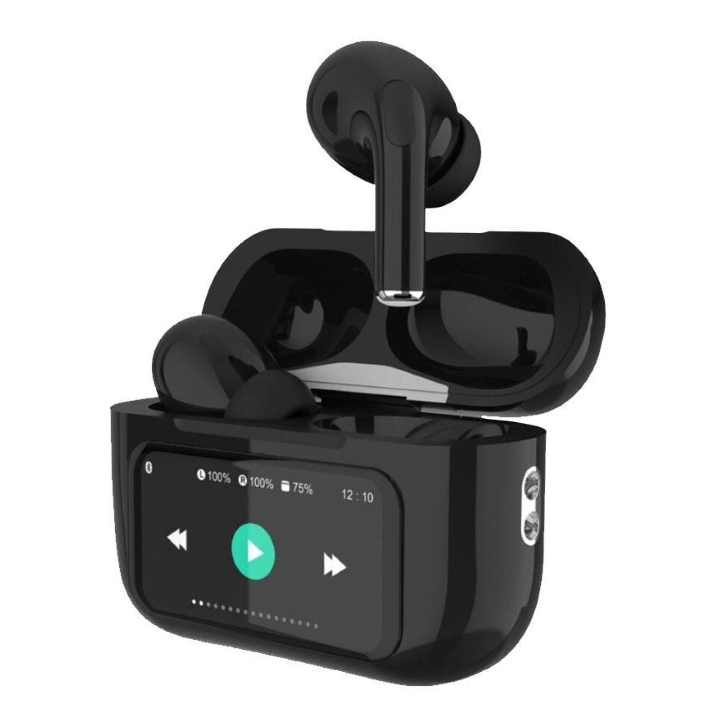 Qubo TWS-400BK · Auriculares Bluetooth · Estuche de Carga · 4h Autonomía · Negros
