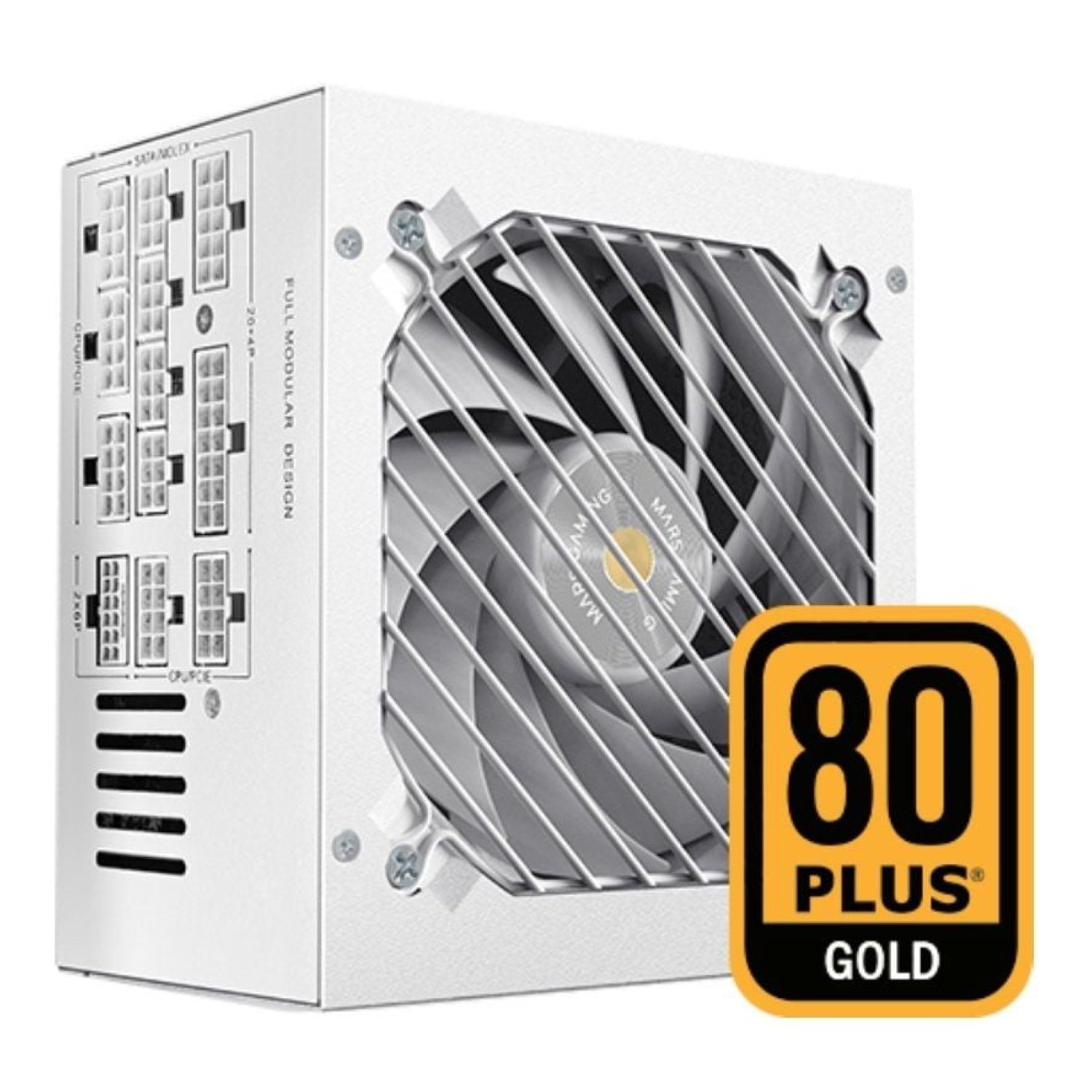 Mars Gaming MPB850PSI · 850W · 80 Plus Gold · ATX 3.1 · PCIe 5.0 · Ventilador 140mm