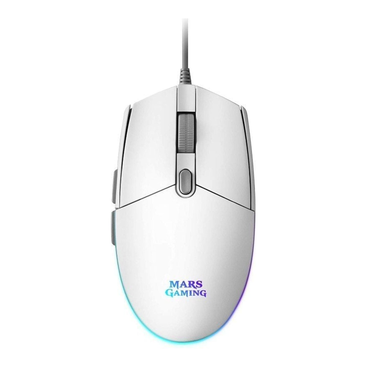 Mars Gaming MMGW · Ratón Gaming · Hasta 3200 DPI · Blanco