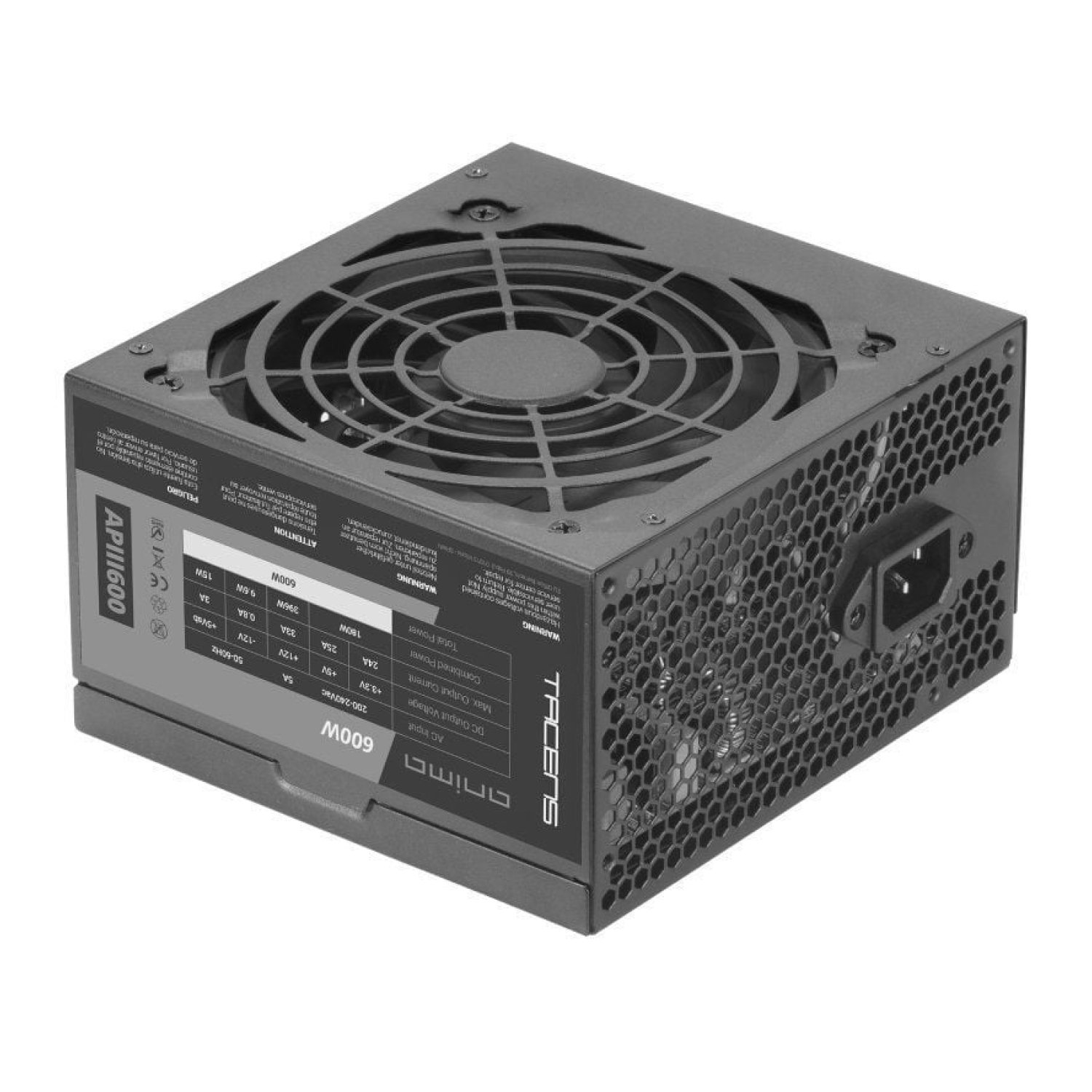 Anima APIII600 · Fuente 600W · Ventilador 12cm