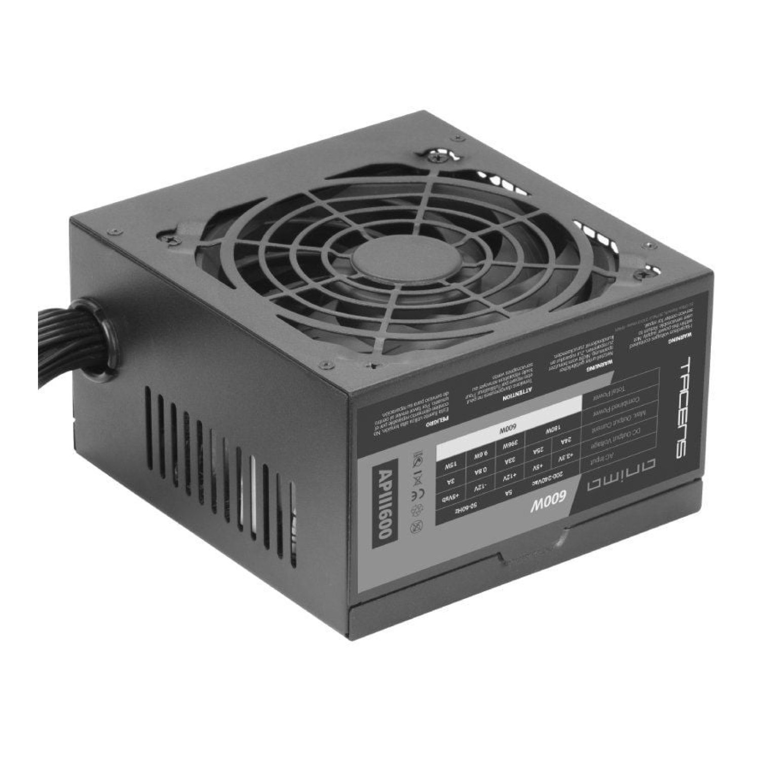 Anima APIII600 · Fuente 600W · Ventilador 12cm