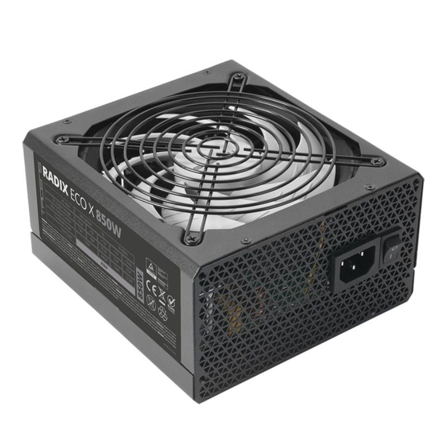Tacens Radix Eco X 850 · Fuente de Alimentación · 850W · Ventilador 14cm