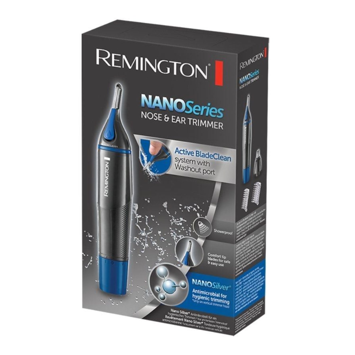 Remington NANO Series NE3850 · Perfilador a Pilas · 3 Accesorios