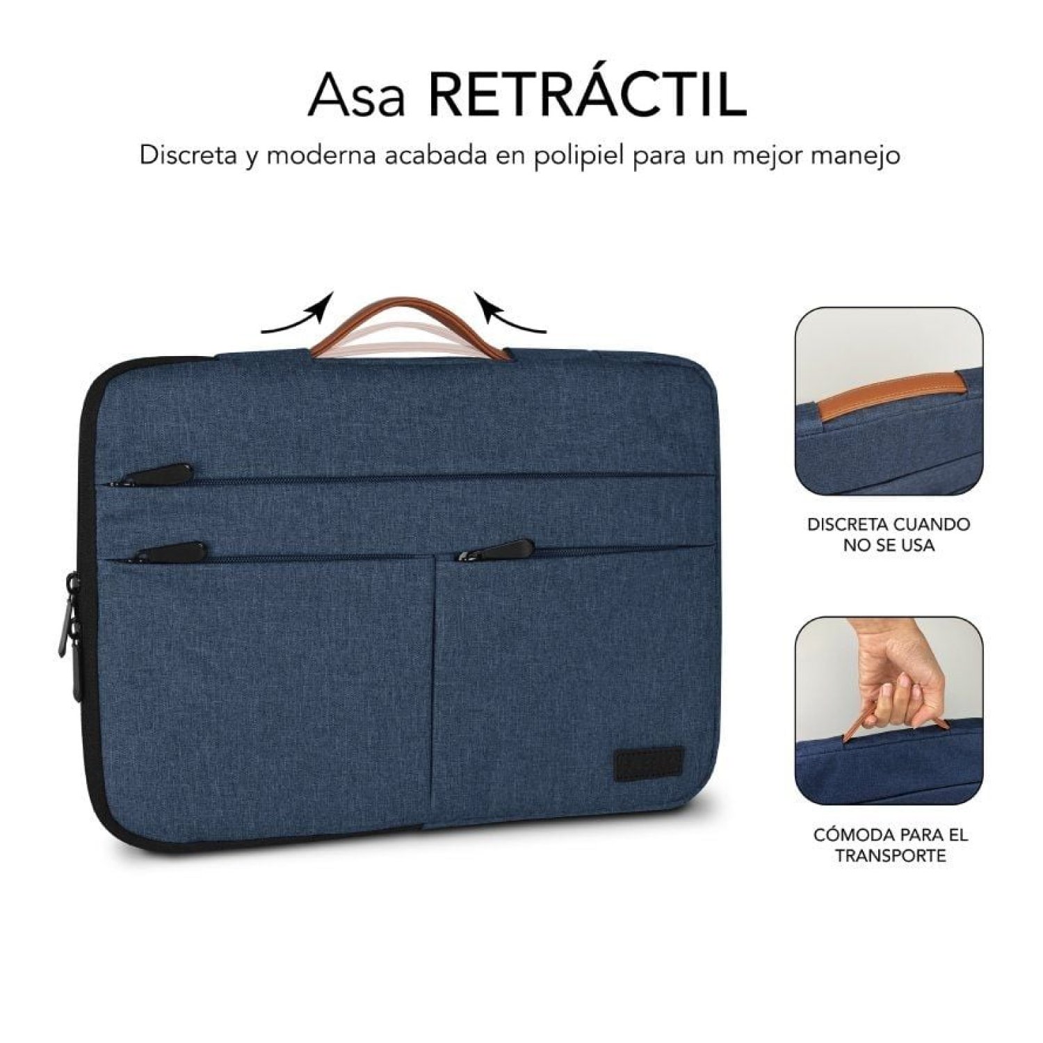 Subblim Air Padding 360 Sleeve · Funda Portátil · Hasta 15,6" · Azul