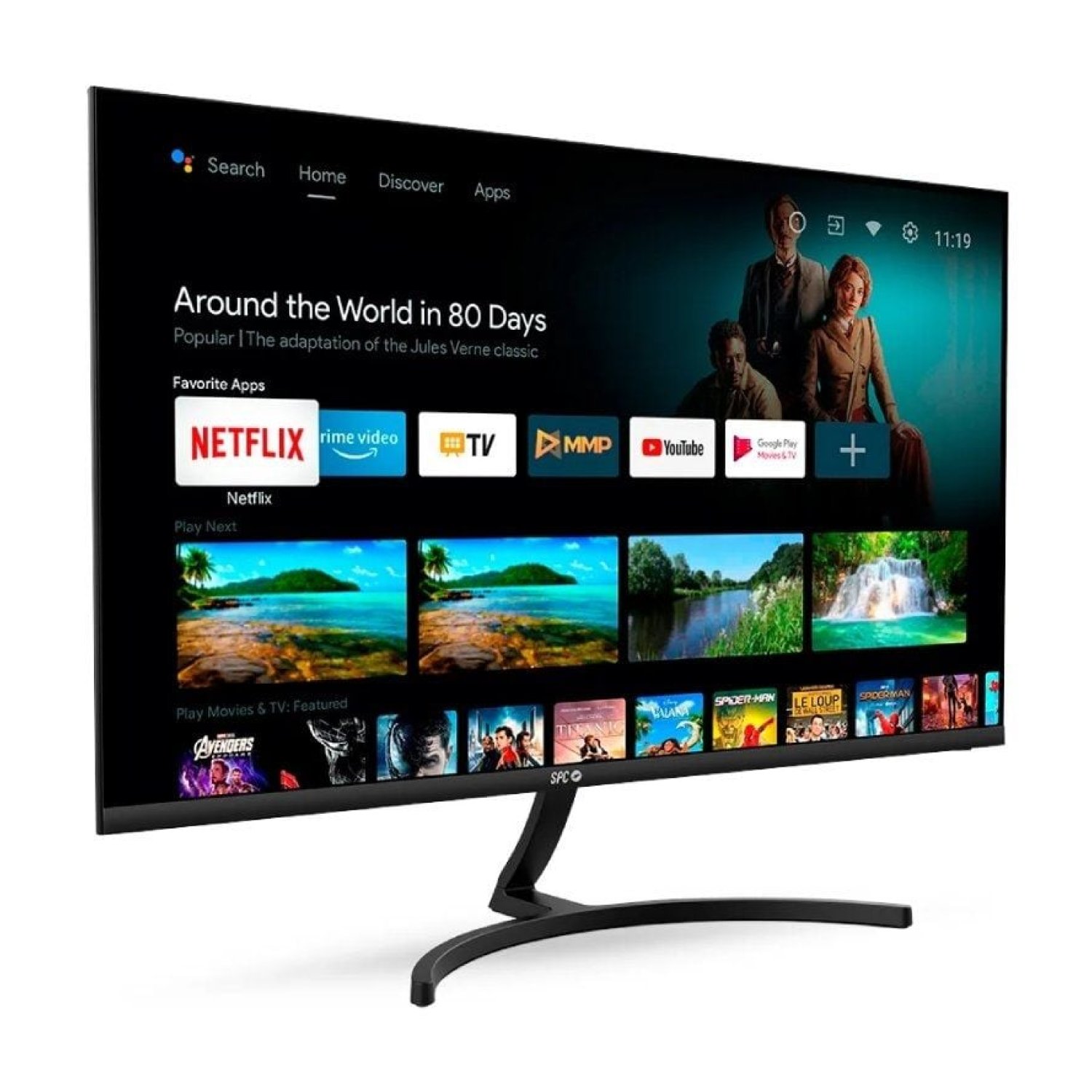 SPC Smart Monitor · 24" Full HD · Smart TV Multimedia · Negro