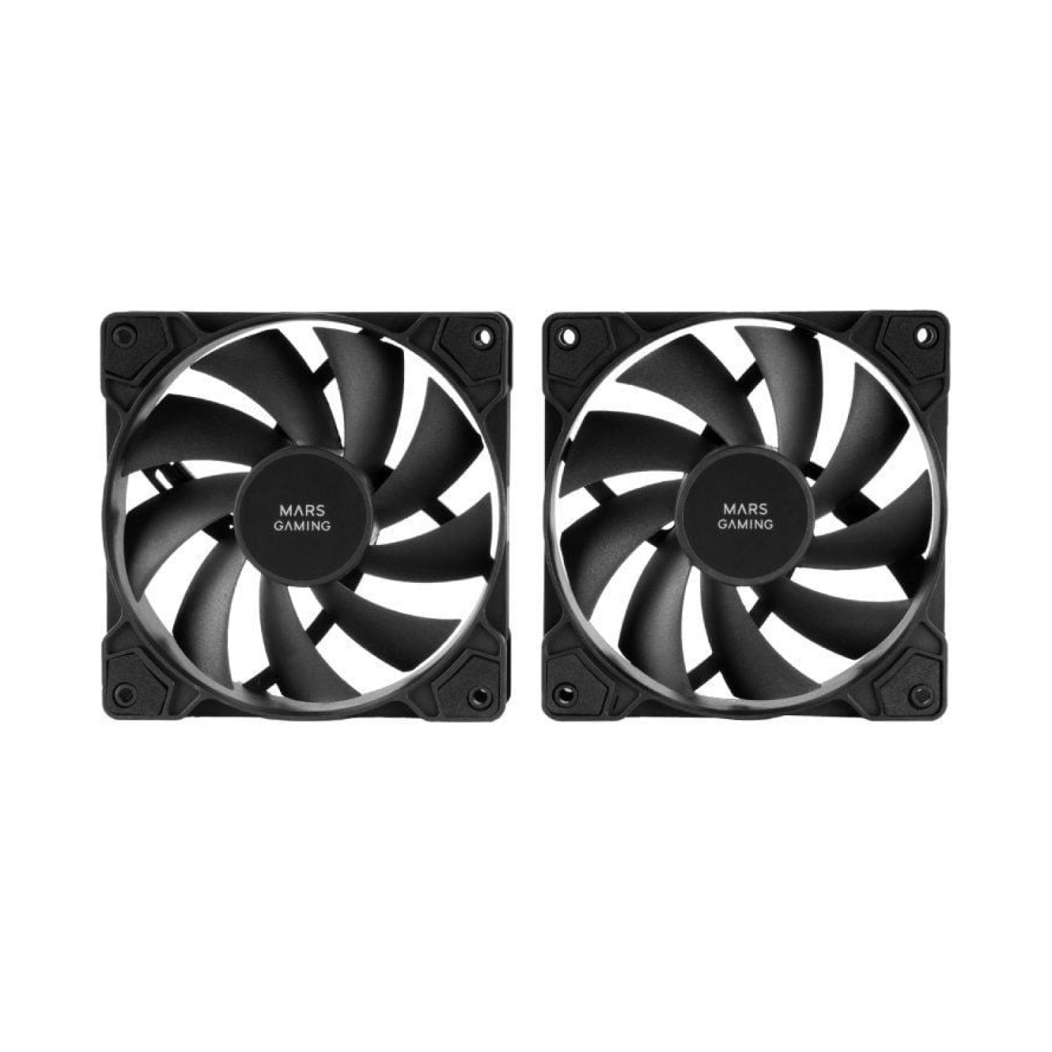 Mars Gaming MF-PWM · Ventilador 12cm · Pack x2 · Control PWM