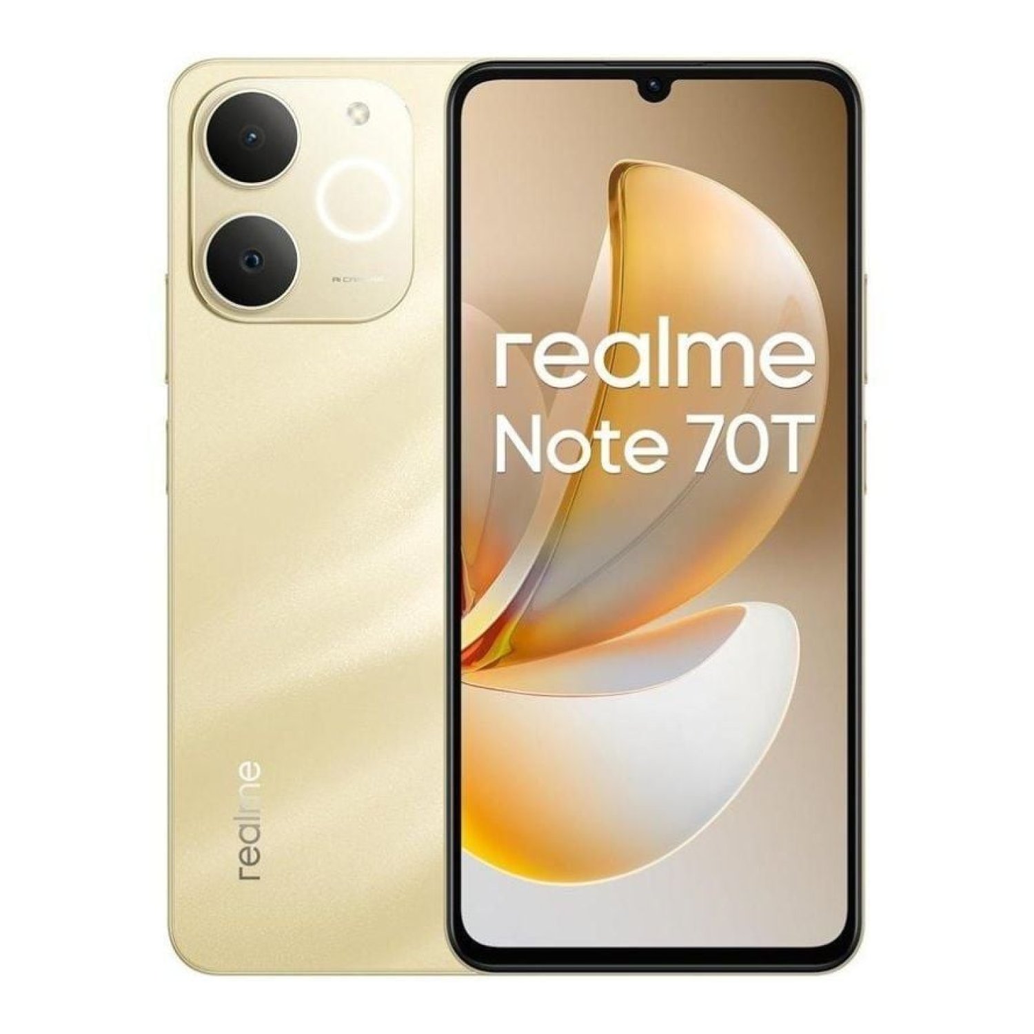 Realme Note 70T · 6,74" · 4GB RAM · 128GB · Dorado Playa
