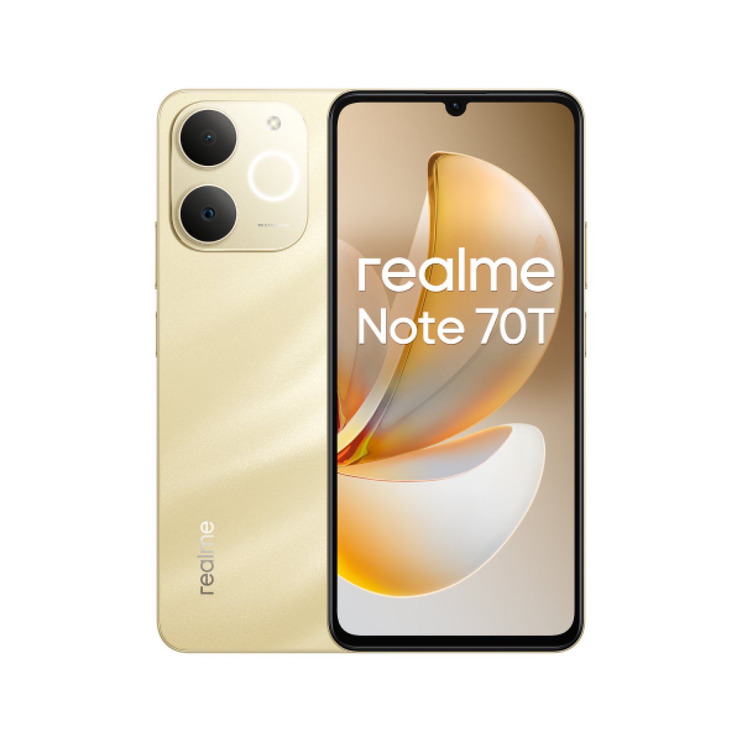 Realme Note 70T · 6,74" · 4GB RAM · 128GB · Dorado Playa