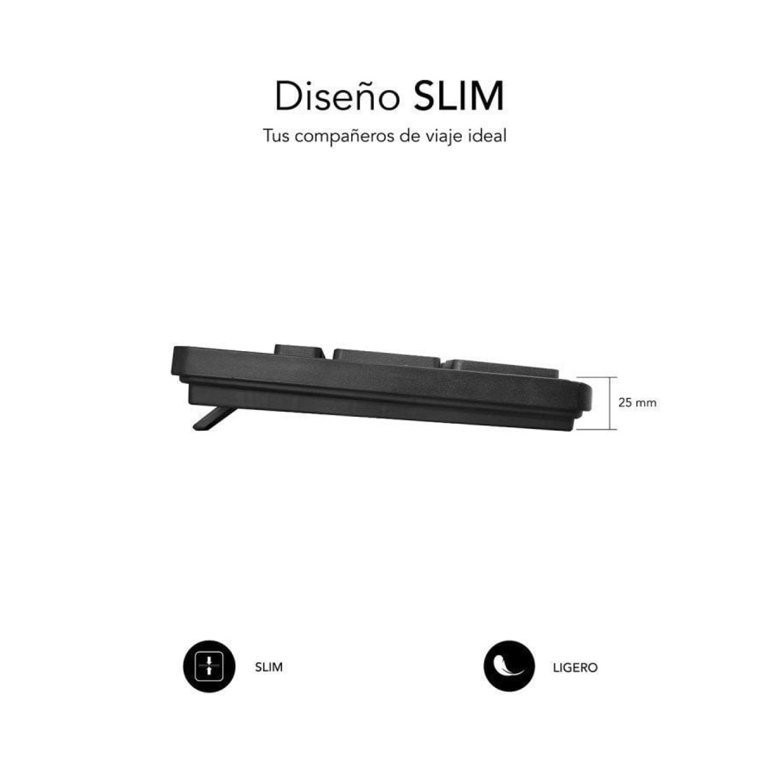Subblim Business Slim · Teclado Silencioso · Diseño Ultra Compacto