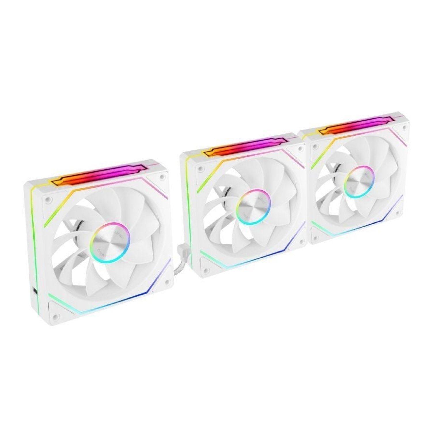 Mars Gaming MF-LINKFINITYKIT2R · Pack 3 Ventiladores 120mm · ARGB · Blancos