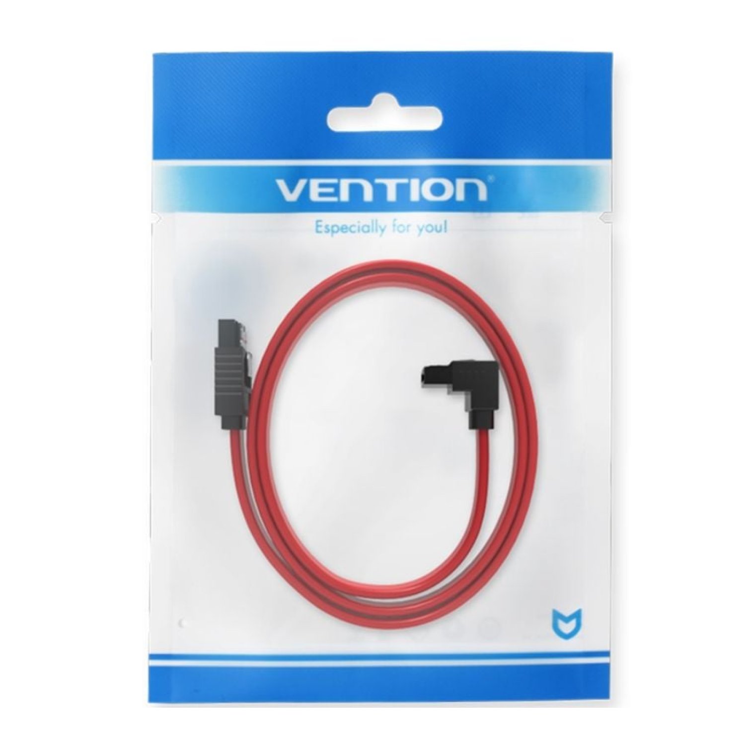 Vention Cable SATA Hembra-Hembra · 50cm · Rojo