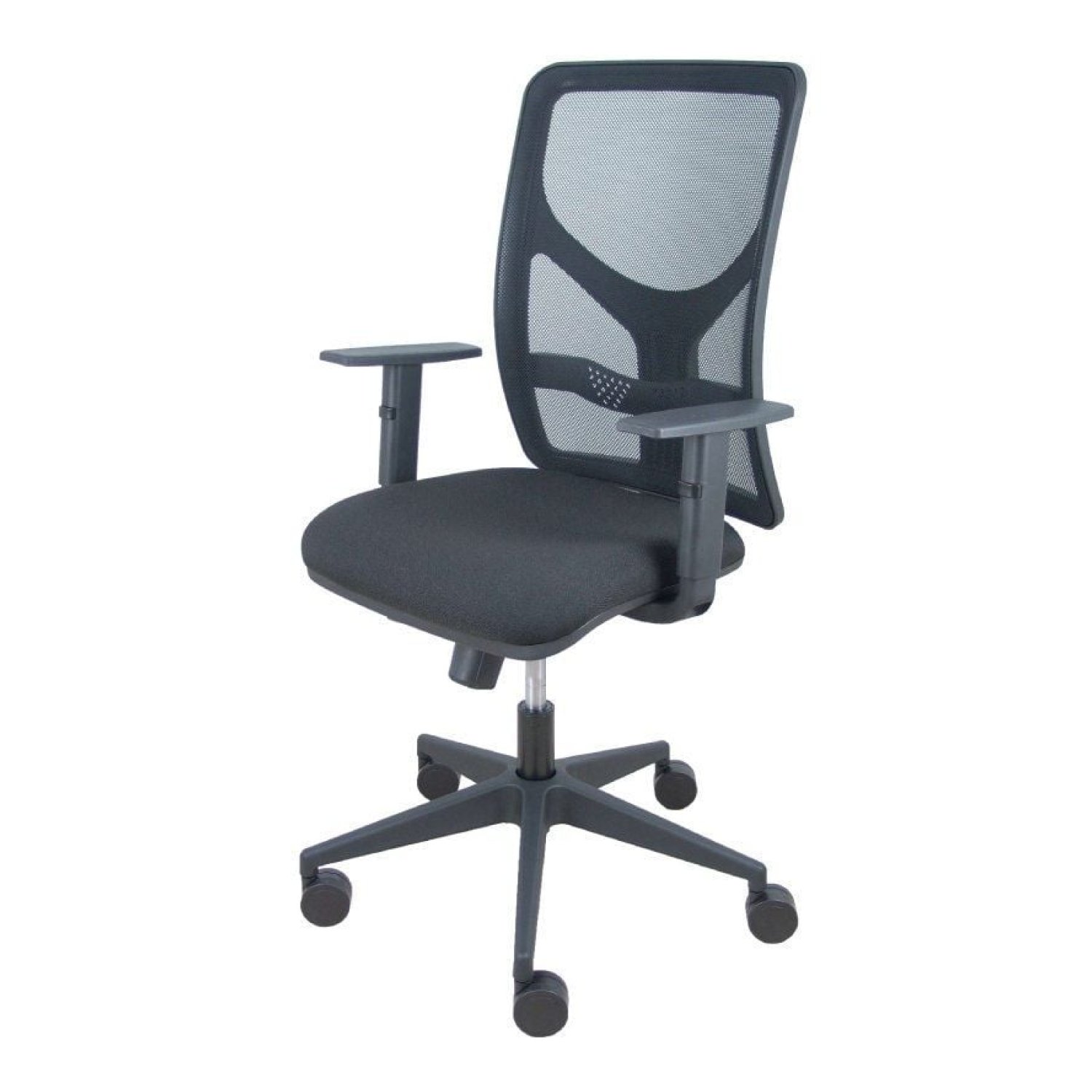 Piqueras y Crespo Motilla Traslack · Silla de Oficina Ergonómica · Negro · Altura Ajustable