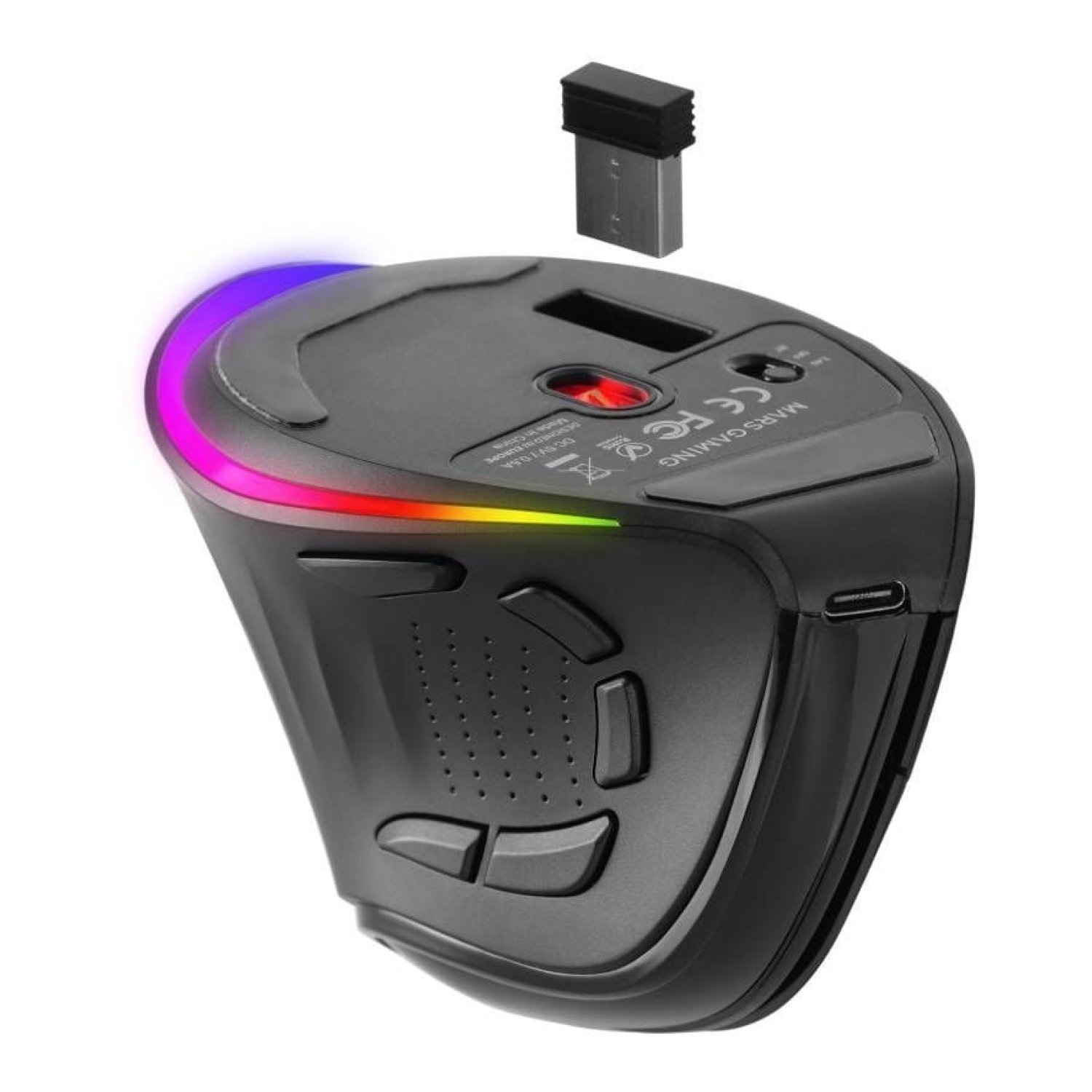 Mars Gaming MM-SK · Ratón Gaming Vertical Inalámbrico · Hasta 8400 DPI
