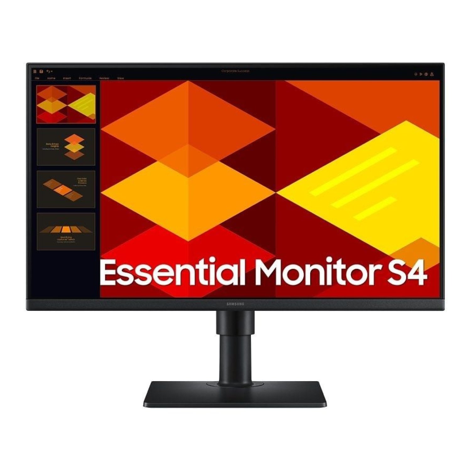 Samsung Essential Monitor S24D402 · 24" · Full HD · Regulable altura · Negro