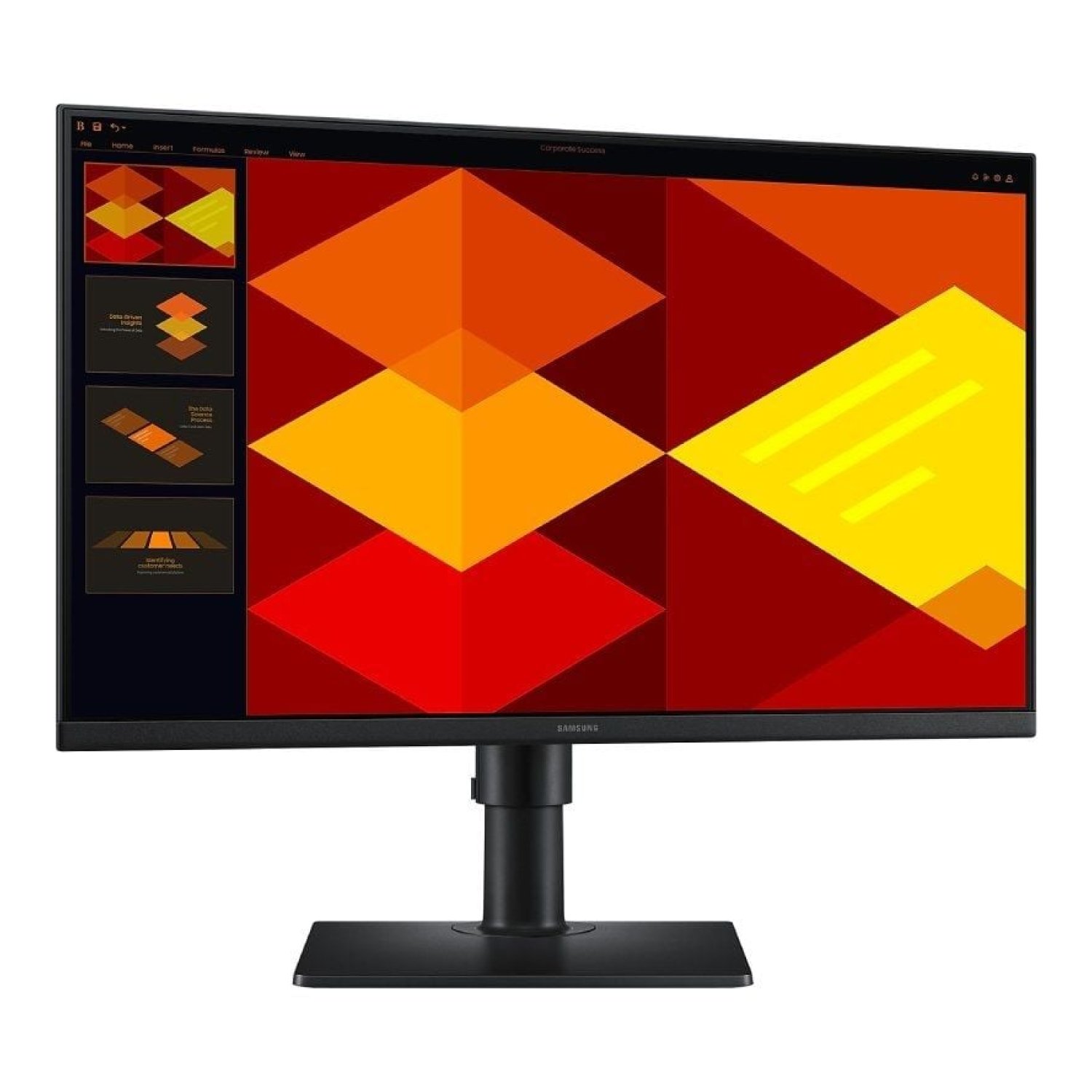 Samsung Essential Monitor S24D402 · 24" · Full HD · Regulable altura · Negro