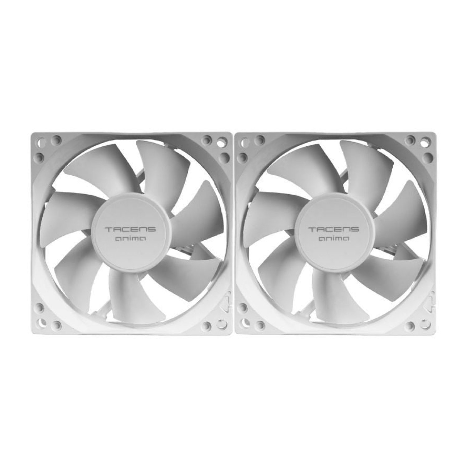 Tacens AF8 · Pack 2 Ventiladores · 8cm · Refrigeración