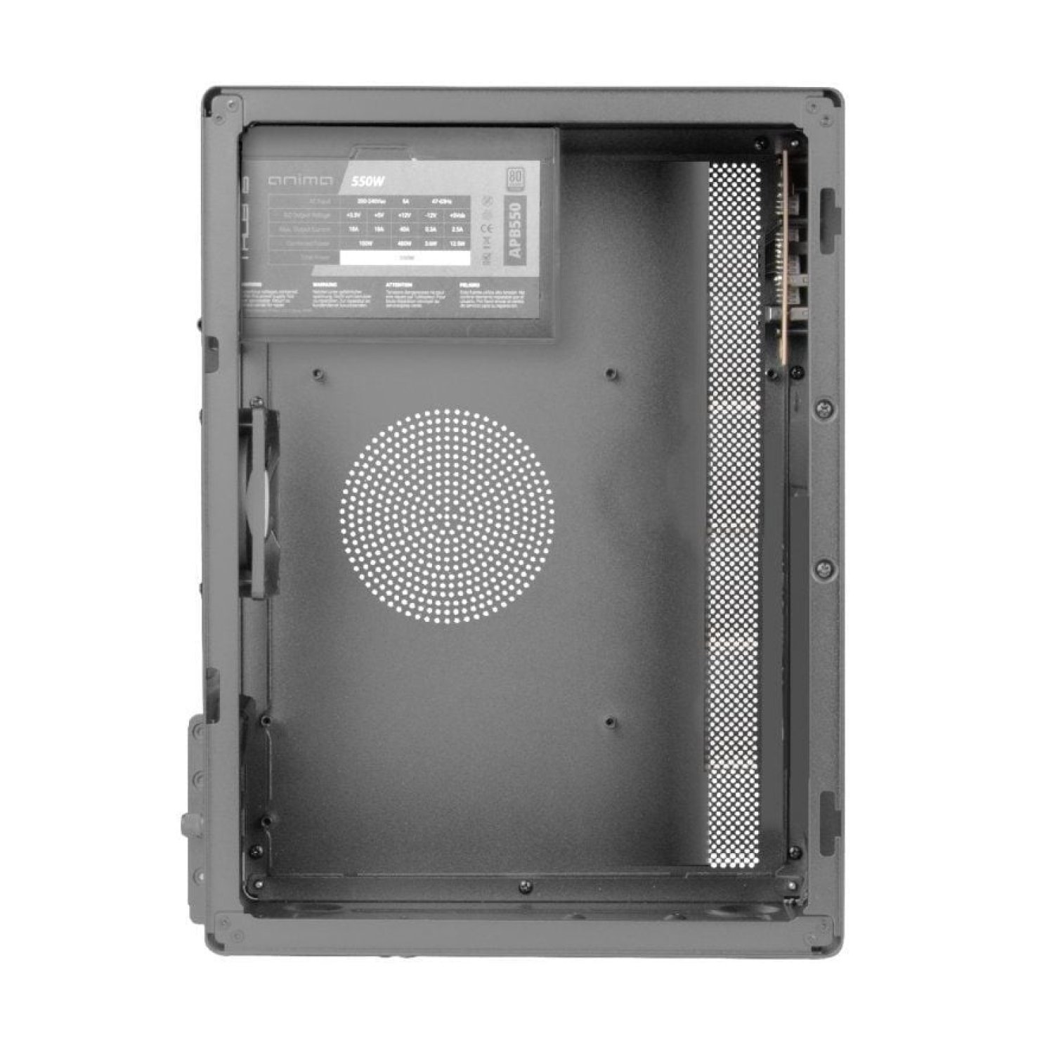 Tacens Novax 550BR · Caja Minitorre · Fuente 550W · 80 Plus Bronze