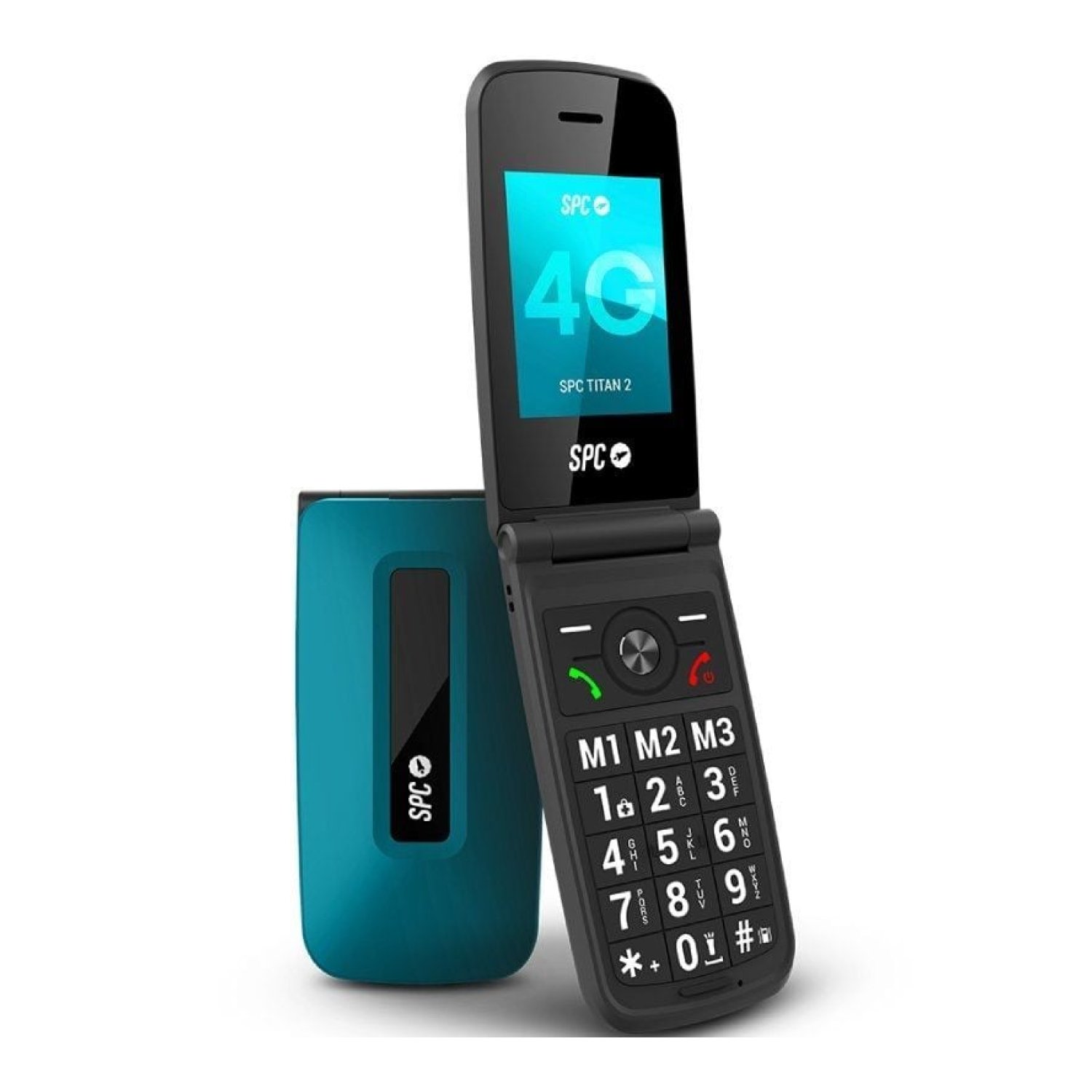 SPC Titan 2 · Teléfono 4G para Mayores · Azul