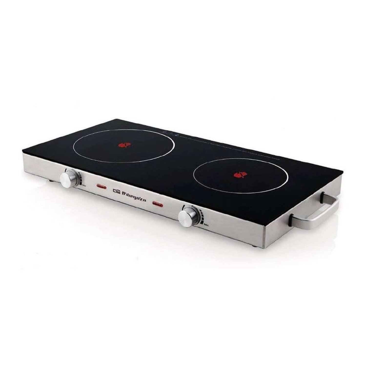 Orbegozo PCE6000 · Vitrocerámica 2 Placas · 170-205mm · 1000-1800W