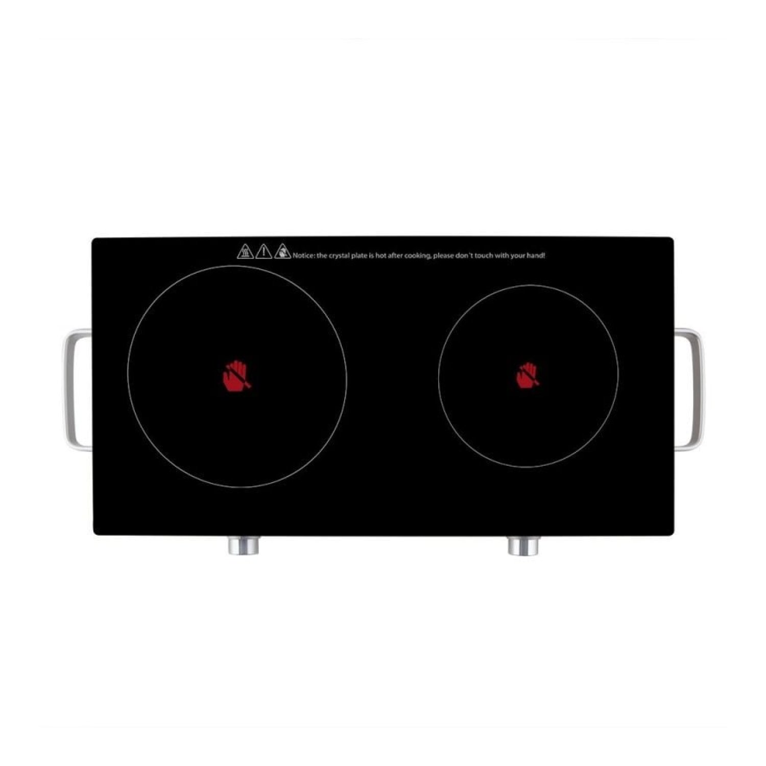 Orbegozo PCE6000 · Vitrocerámica 2 Placas · 170-205mm · 1000-1800W