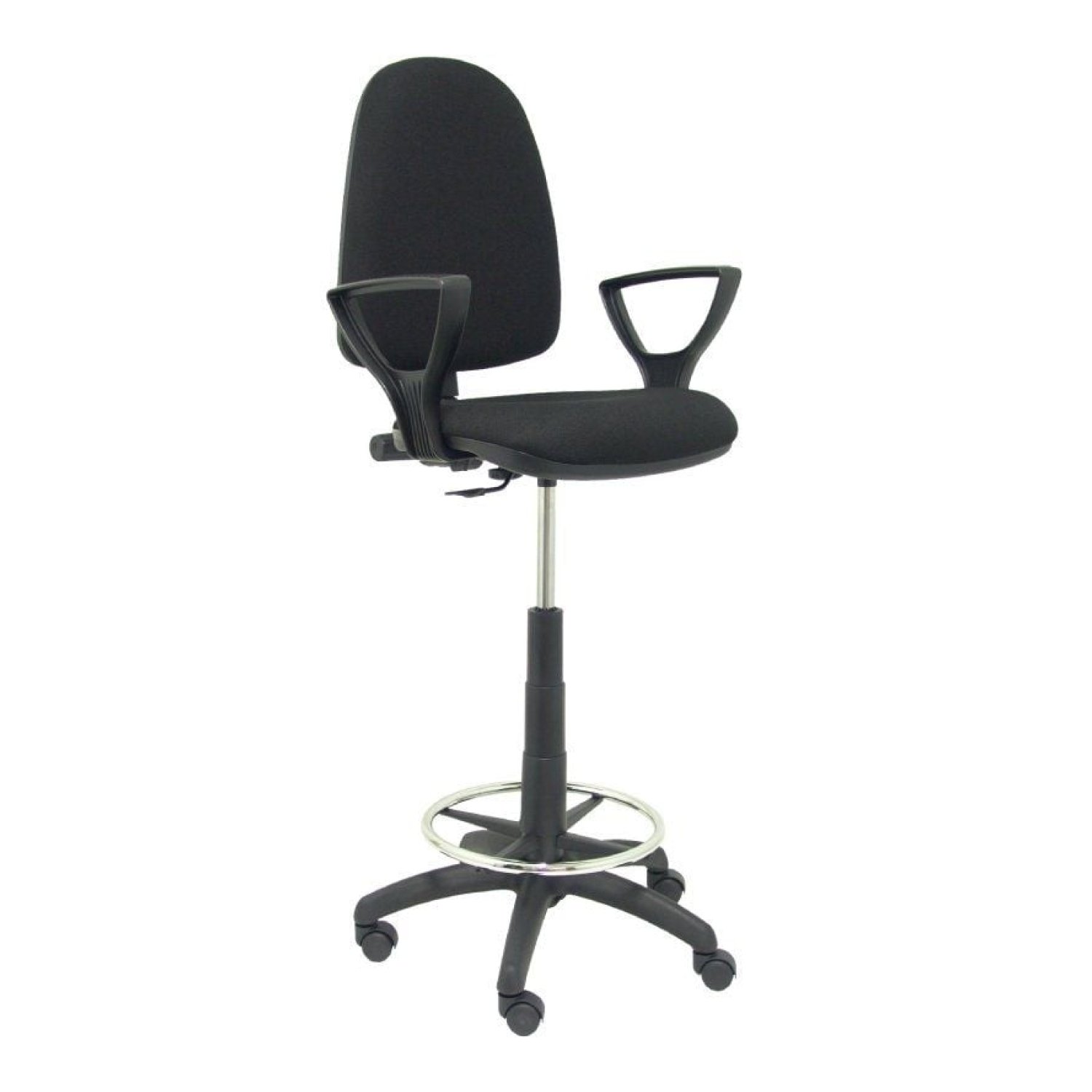 Piqueras y Crespo Ayna Bali · Taburete de Oficina · Negro · Altura Regulable