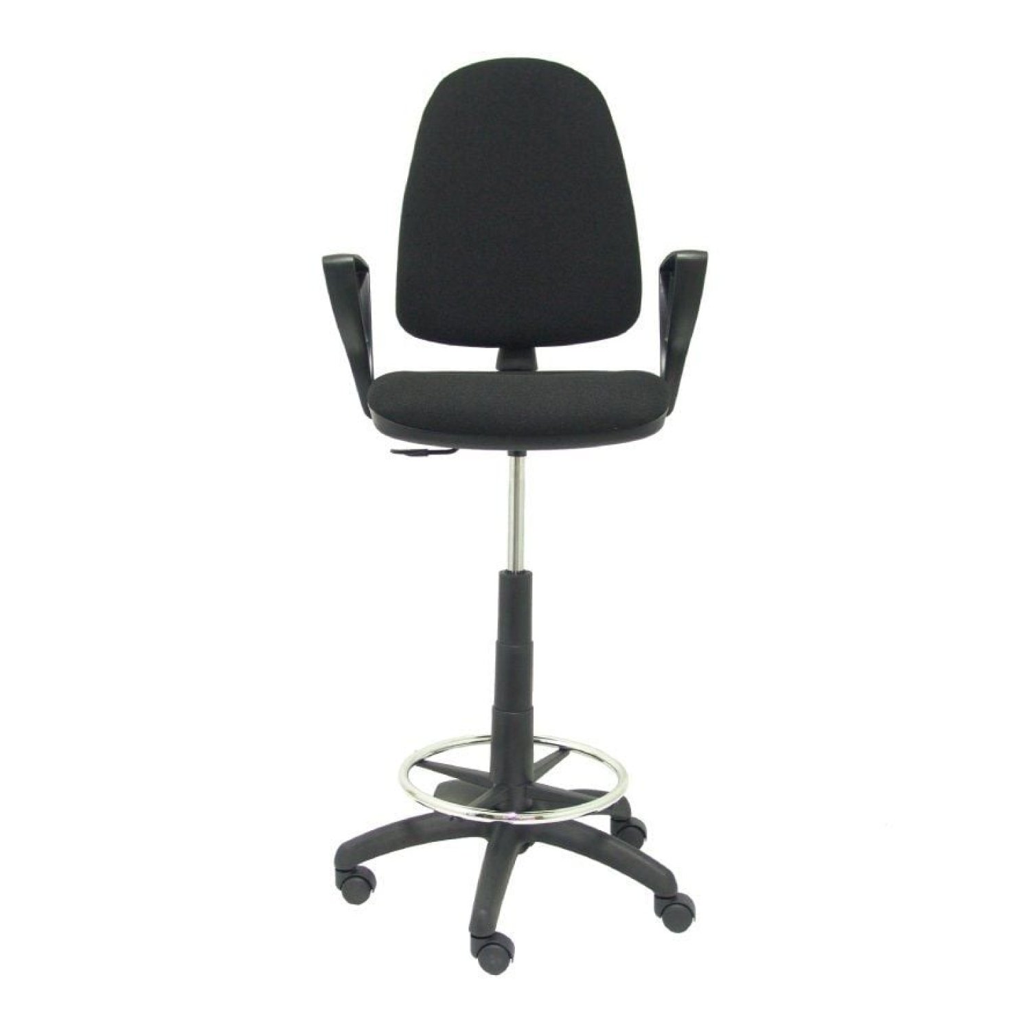 Piqueras y Crespo Ayna Bali · Taburete de Oficina · Negro · Altura Regulable