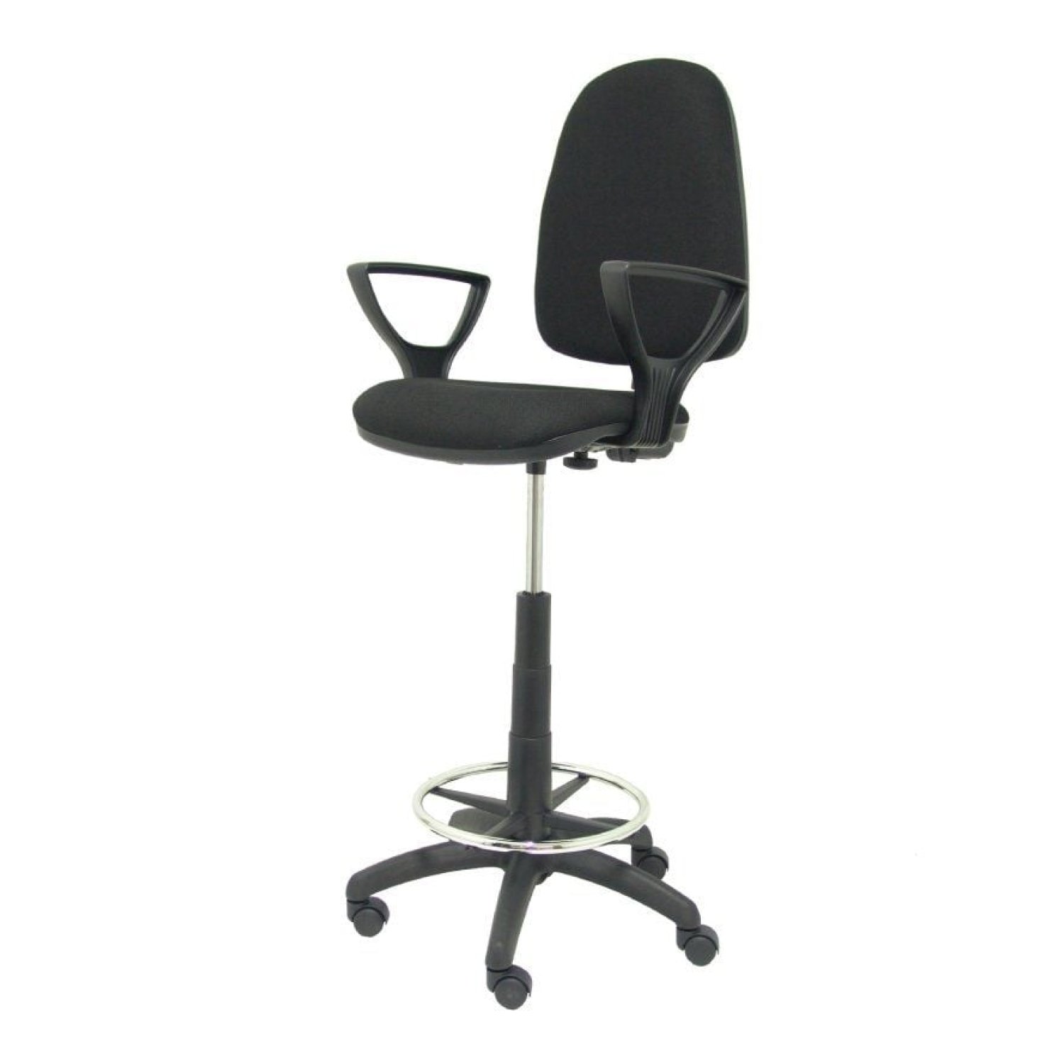 Piqueras y Crespo Ayna Bali · Taburete de Oficina · Negro · Altura Regulable