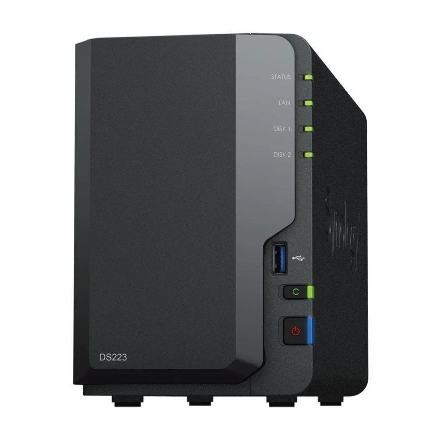 Synology DiskStation DS223 · NAS 2 Bahías · 2GB DDR4 · 3,5" - 2,5" · Torre