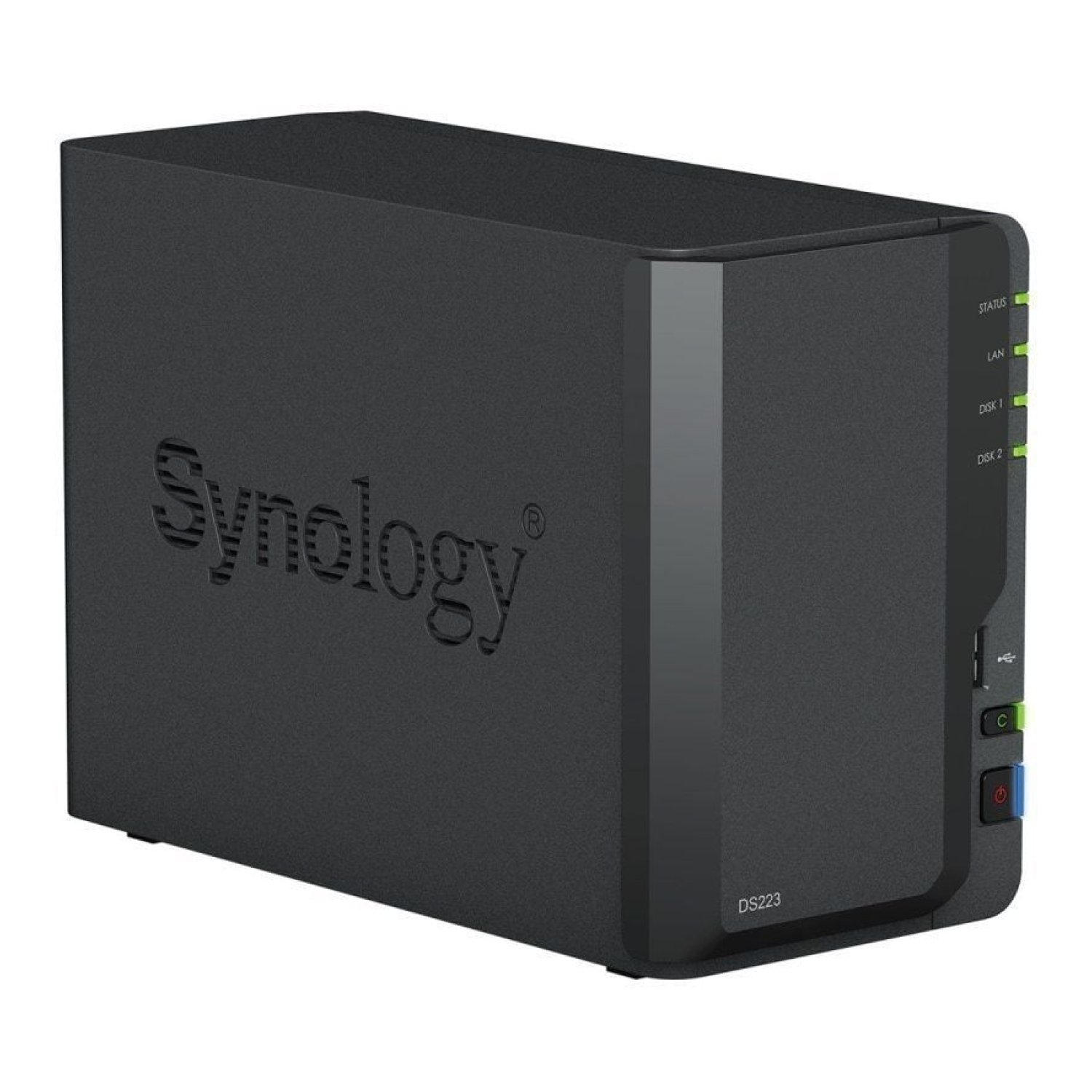 Synology DiskStation DS223 · NAS 2 Bahías · 2GB DDR4 · 3,5" - 2,5" · Torre